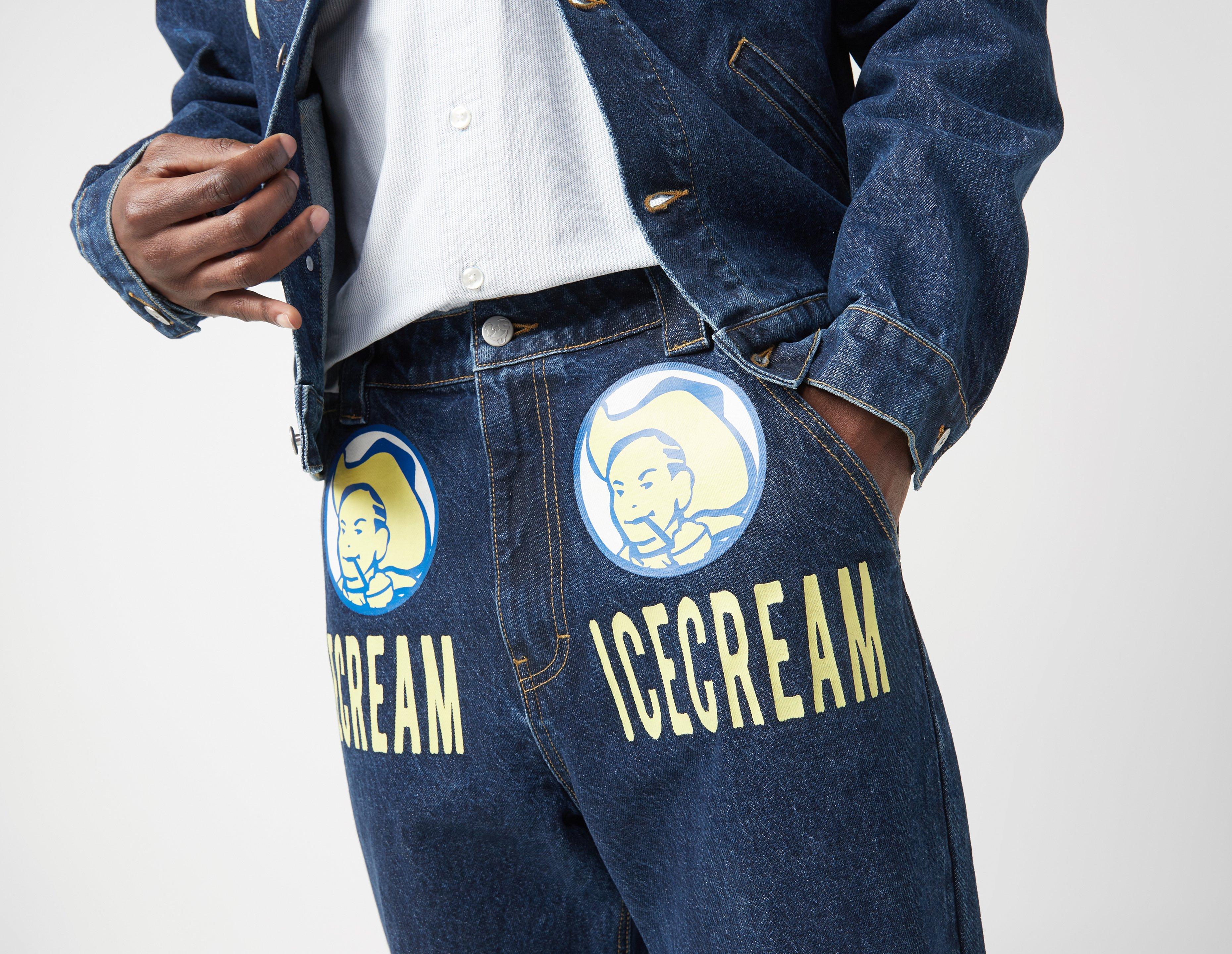 ICECREAM Cowboy Print Denim Jeans