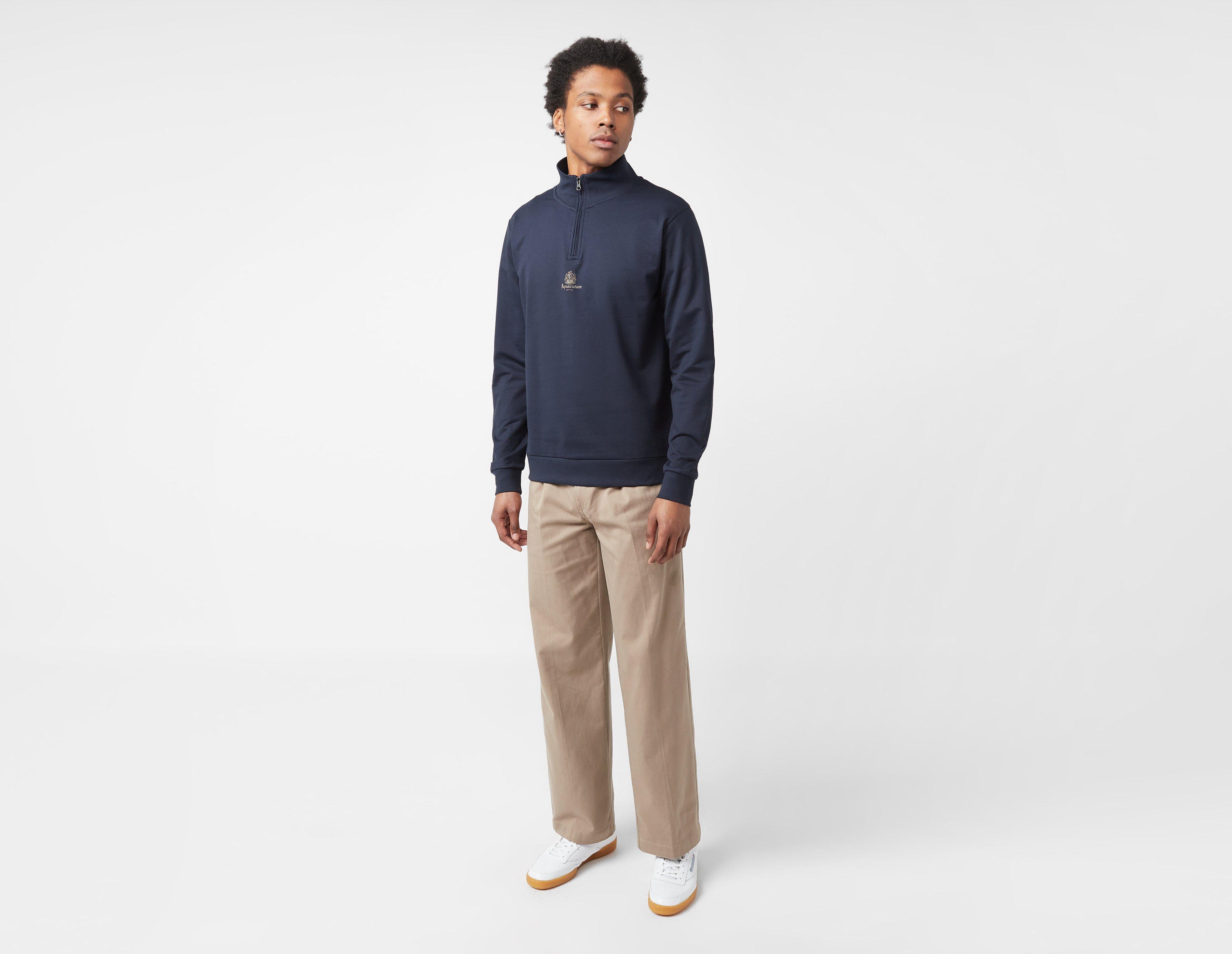 Aquascutum Small Logo 1/4 Zip Sweatshirt