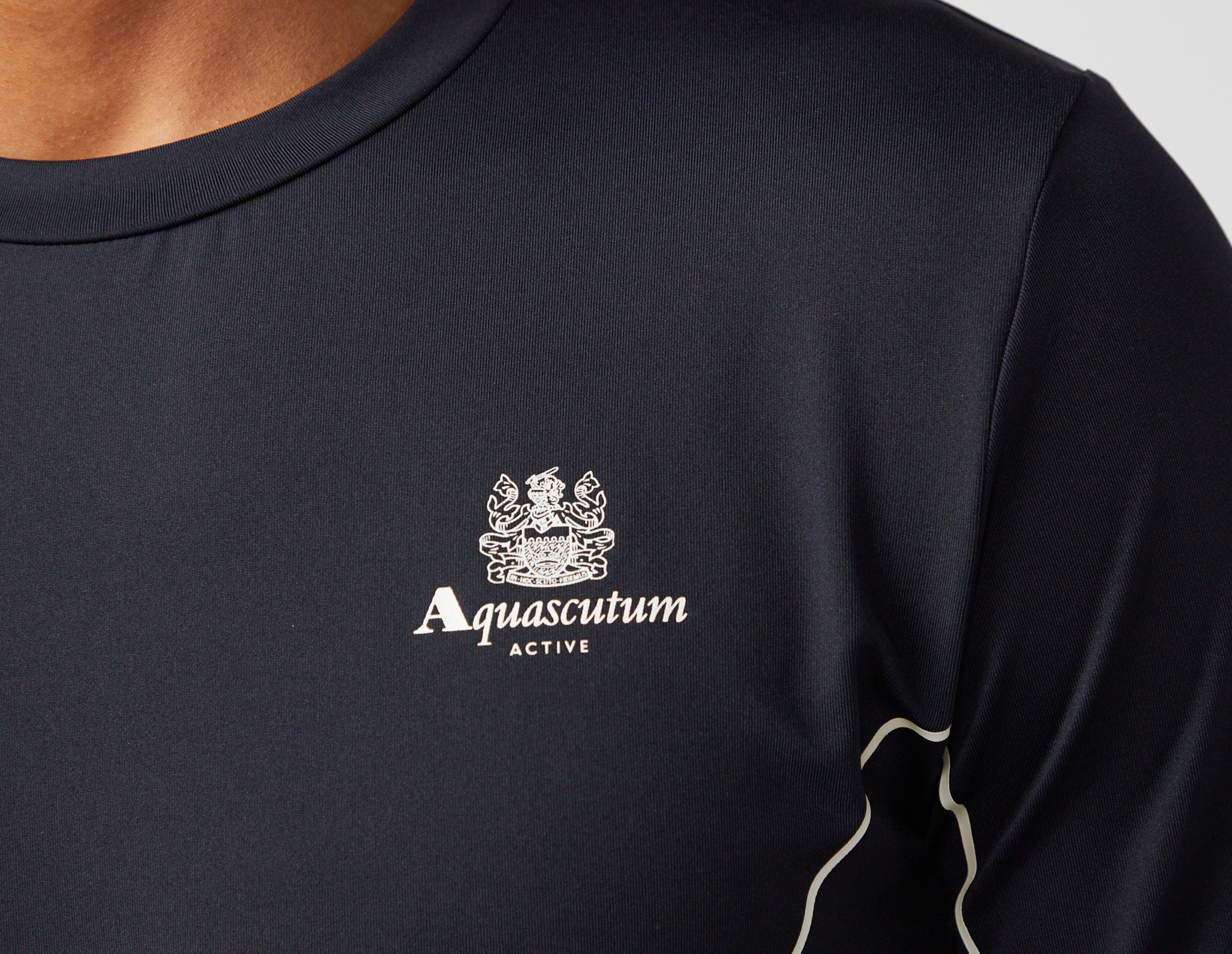 Aquascutum Active Stretch Stripes T-Shirt