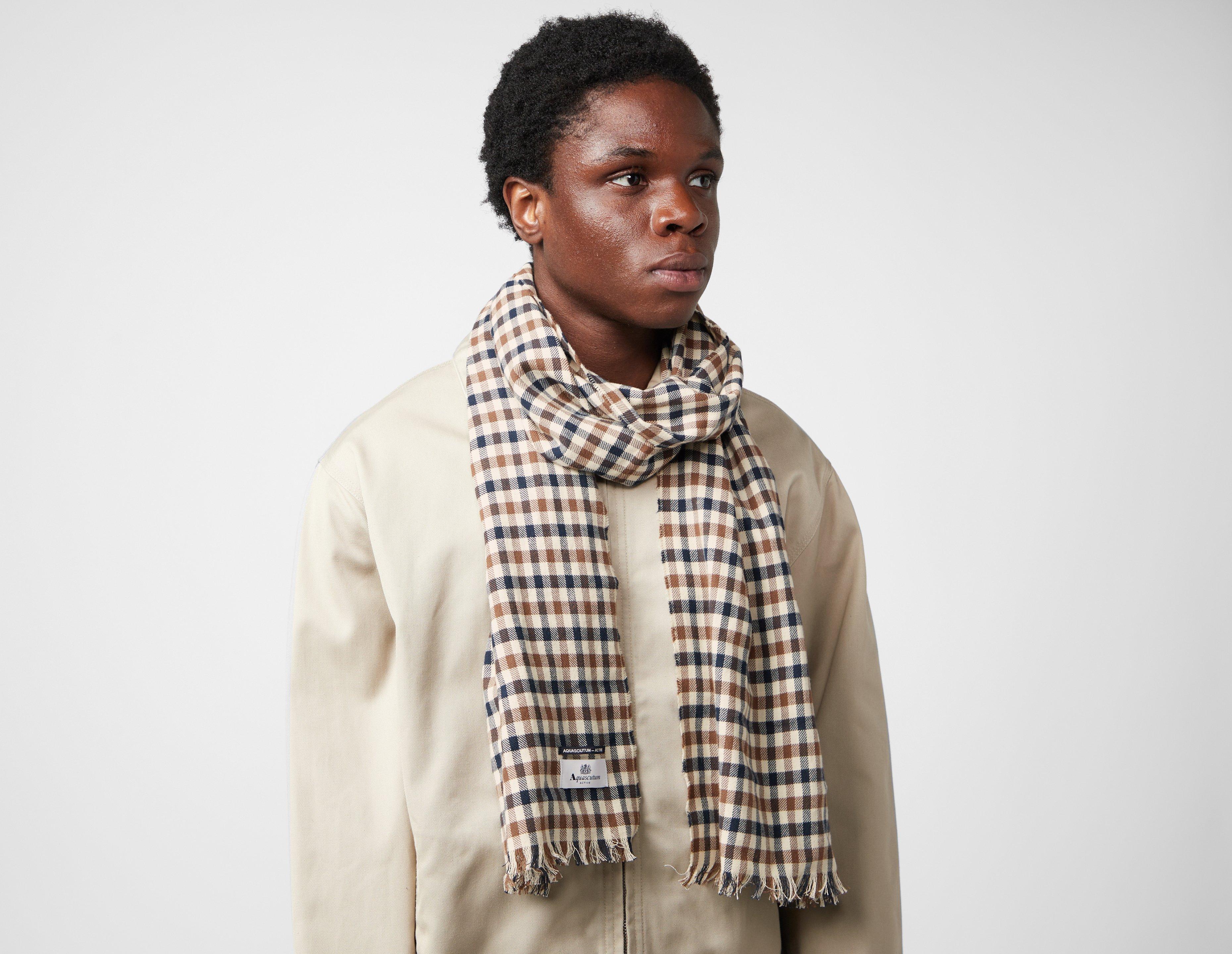 Multi Aquascutum Active Club Check Scarf | size?