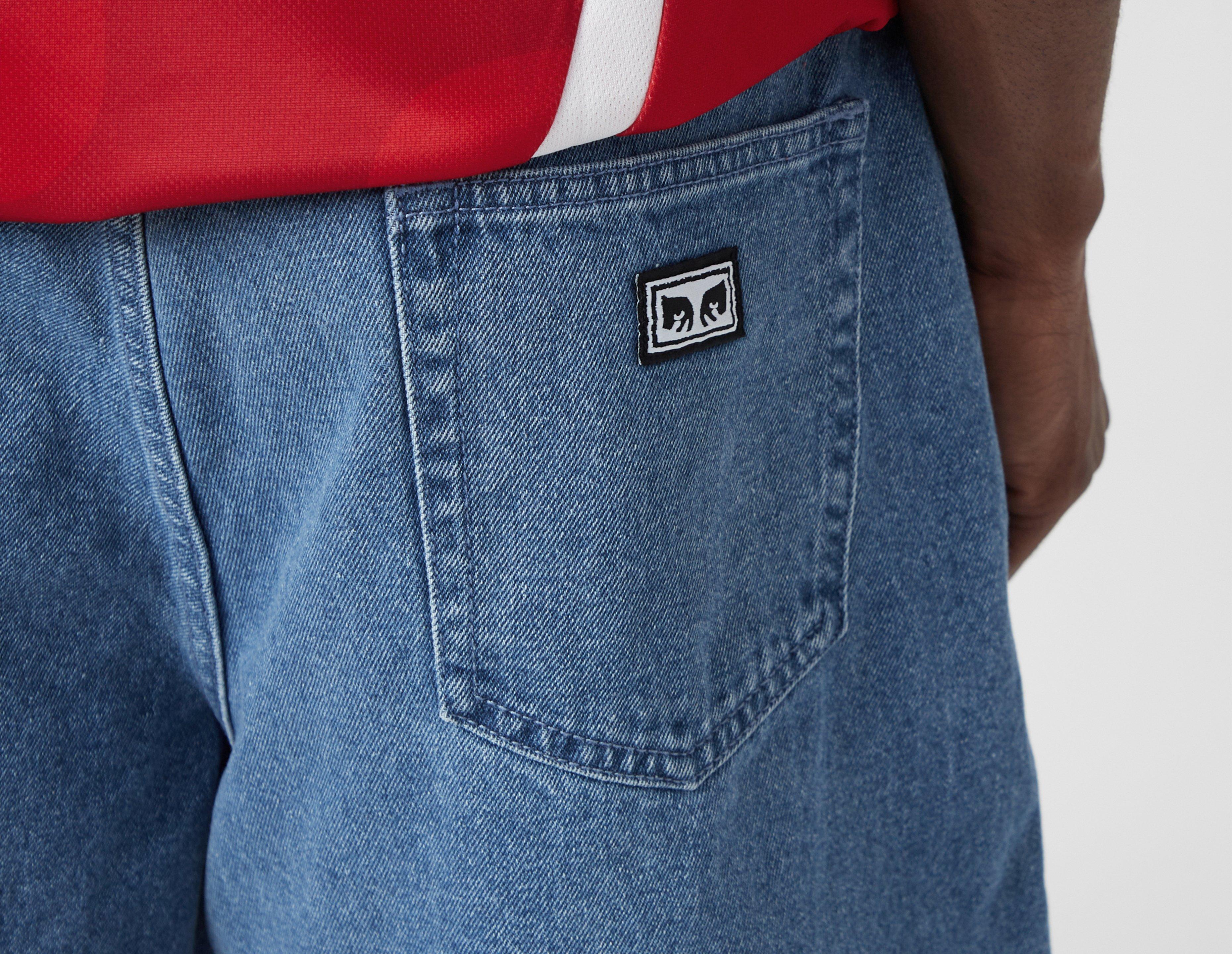 Obey Bigwig Baggy Denim Shorts