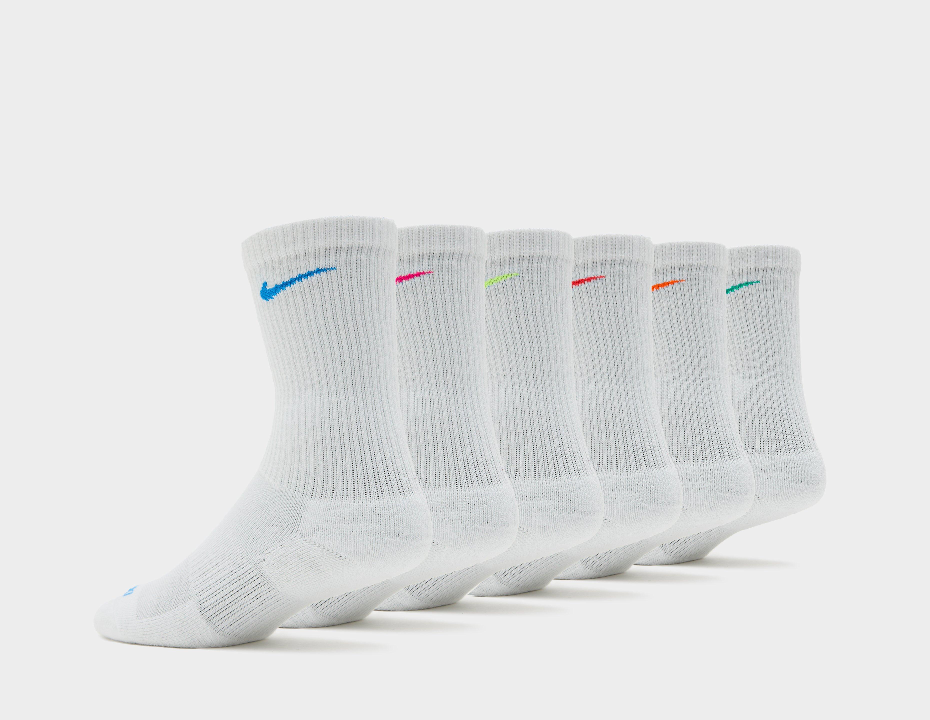 Nike 6-Pack Everyday Cushioned Training Crew Socks