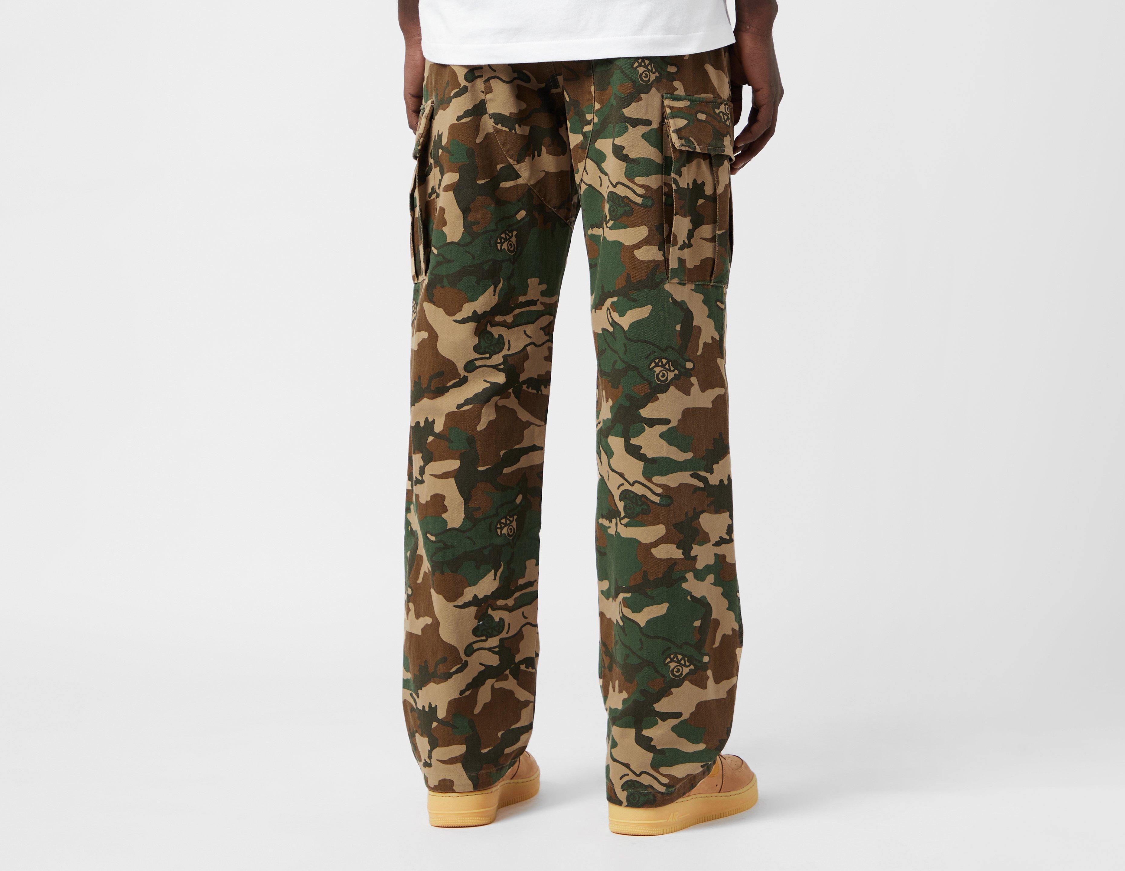 ICECREAM Running Dog Camo Cargo Pants