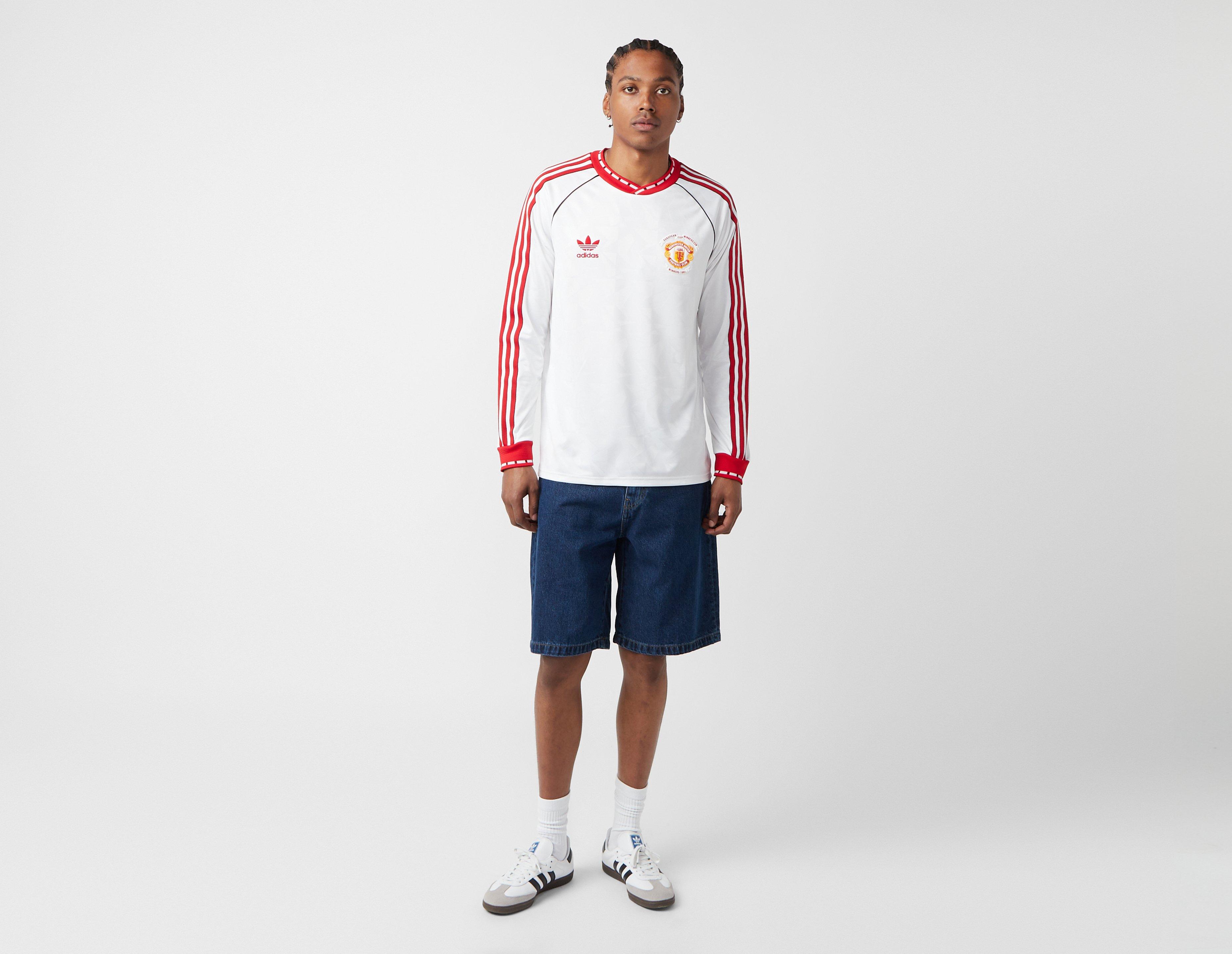 adidas Manchester United Long Sleeve Away Jersey 91