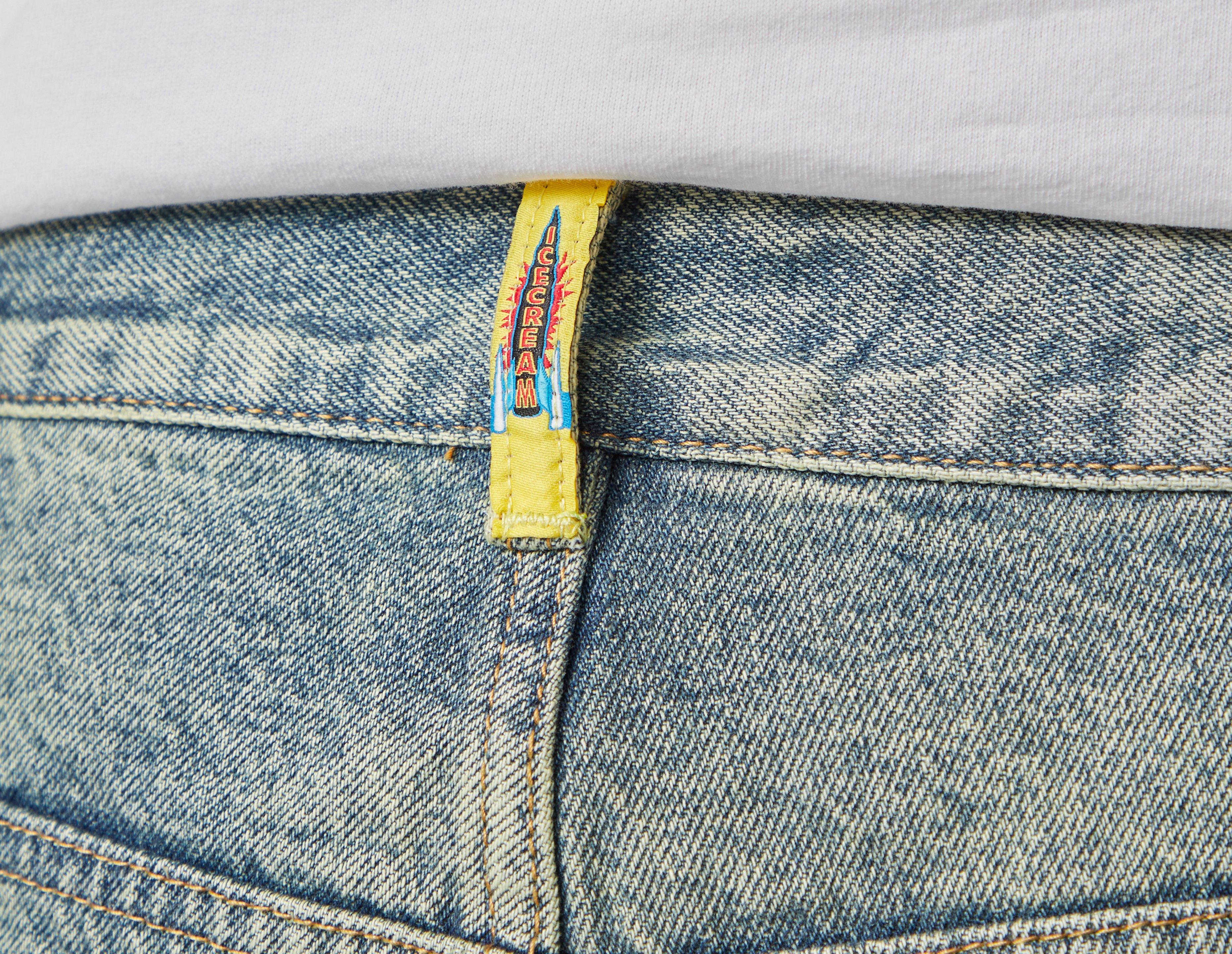 ICECREAM Running Dog Denim Shorts