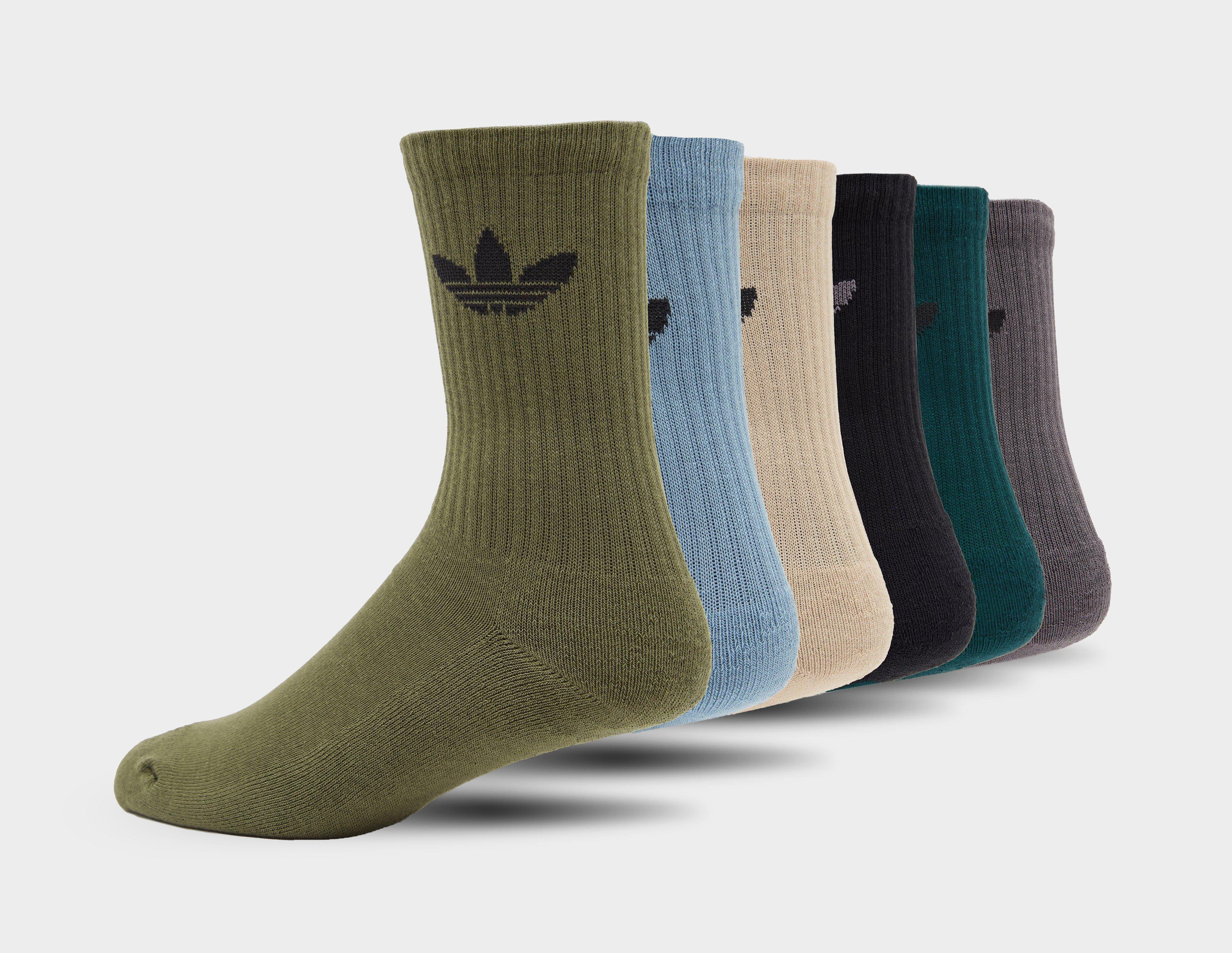 adidas Originals 6-Pack Trefoil Cushion Crew Socks