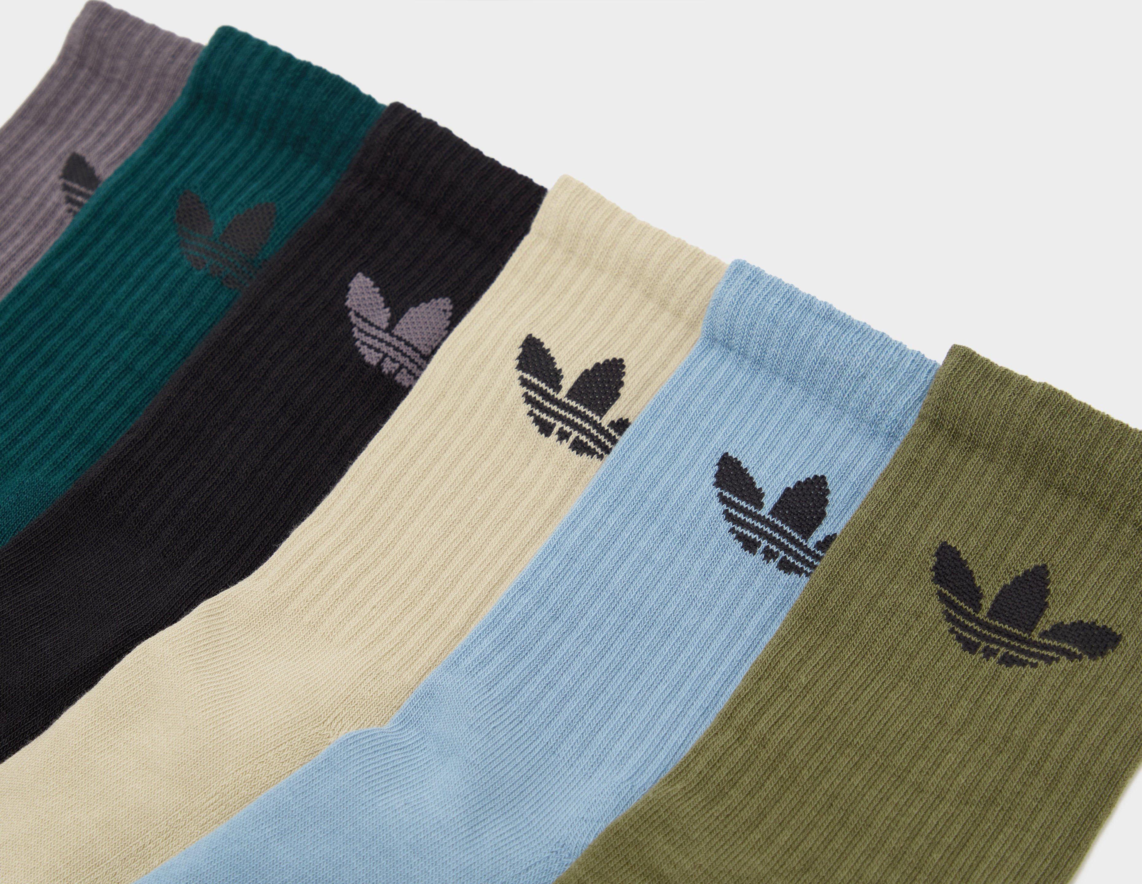 adidas Originals 6-Pack Trefoil Cushion Crew Socks