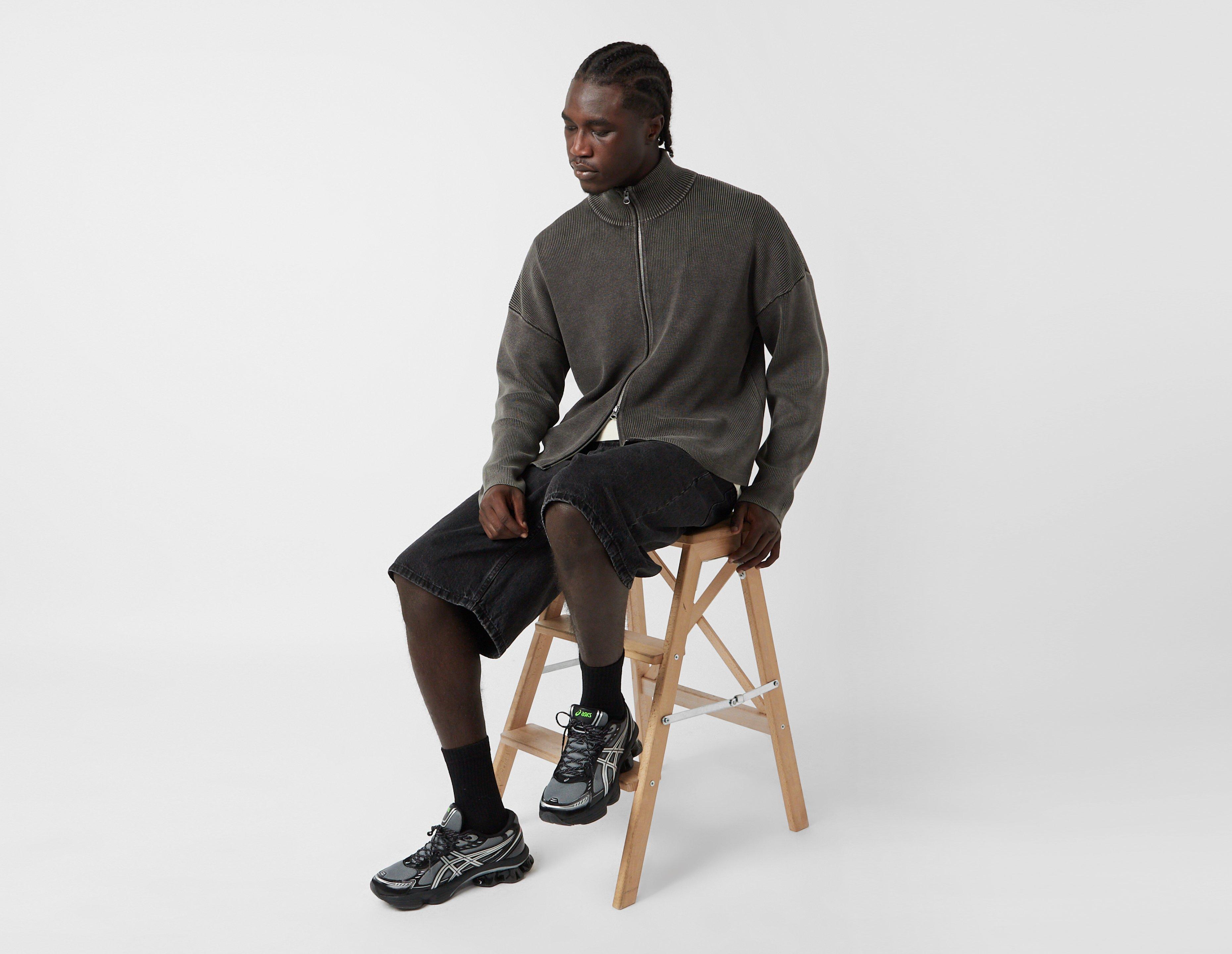 Home Grown Ribbed Full Zip Knit