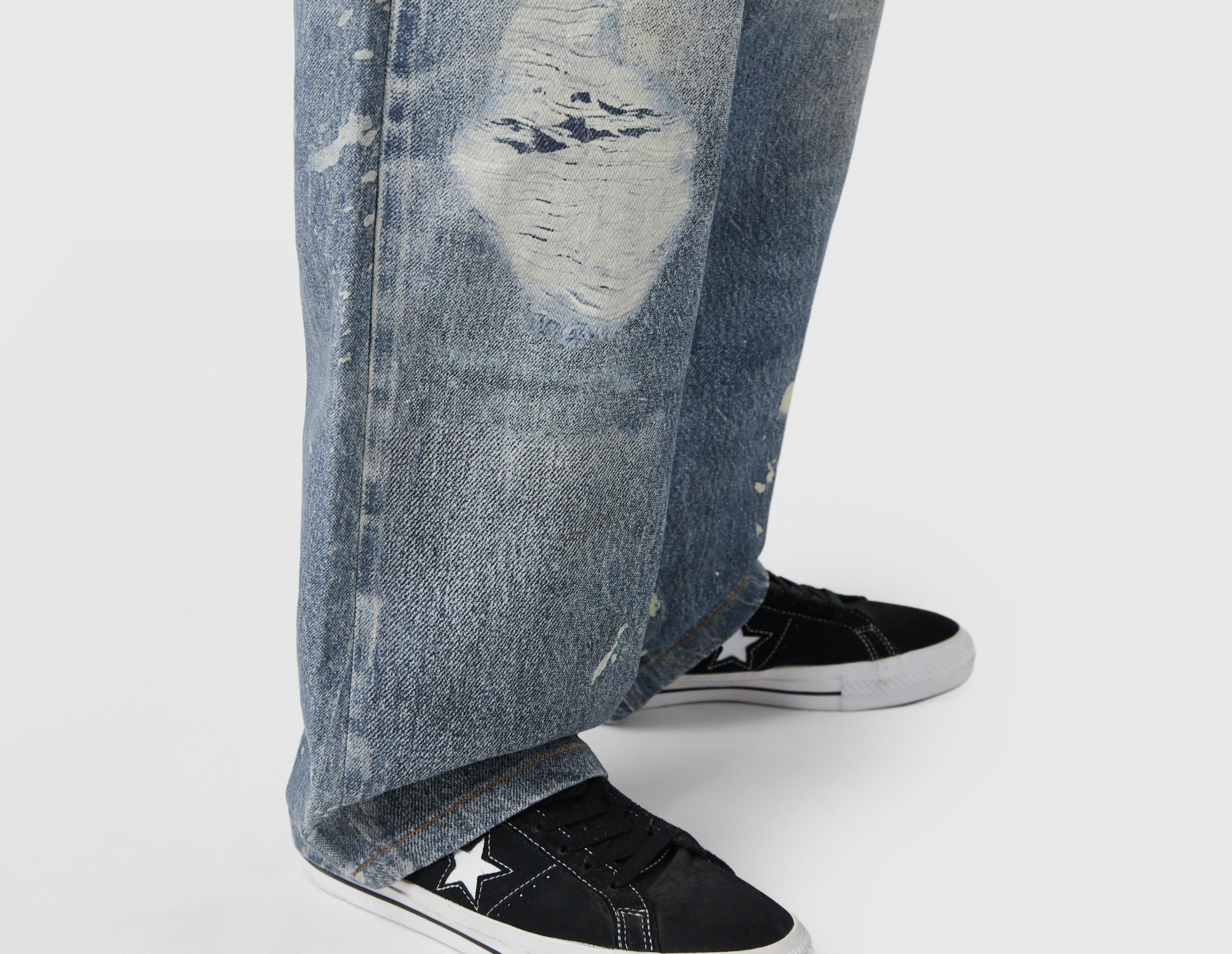 Home Grown Carter Distressed Print Loose Jeans