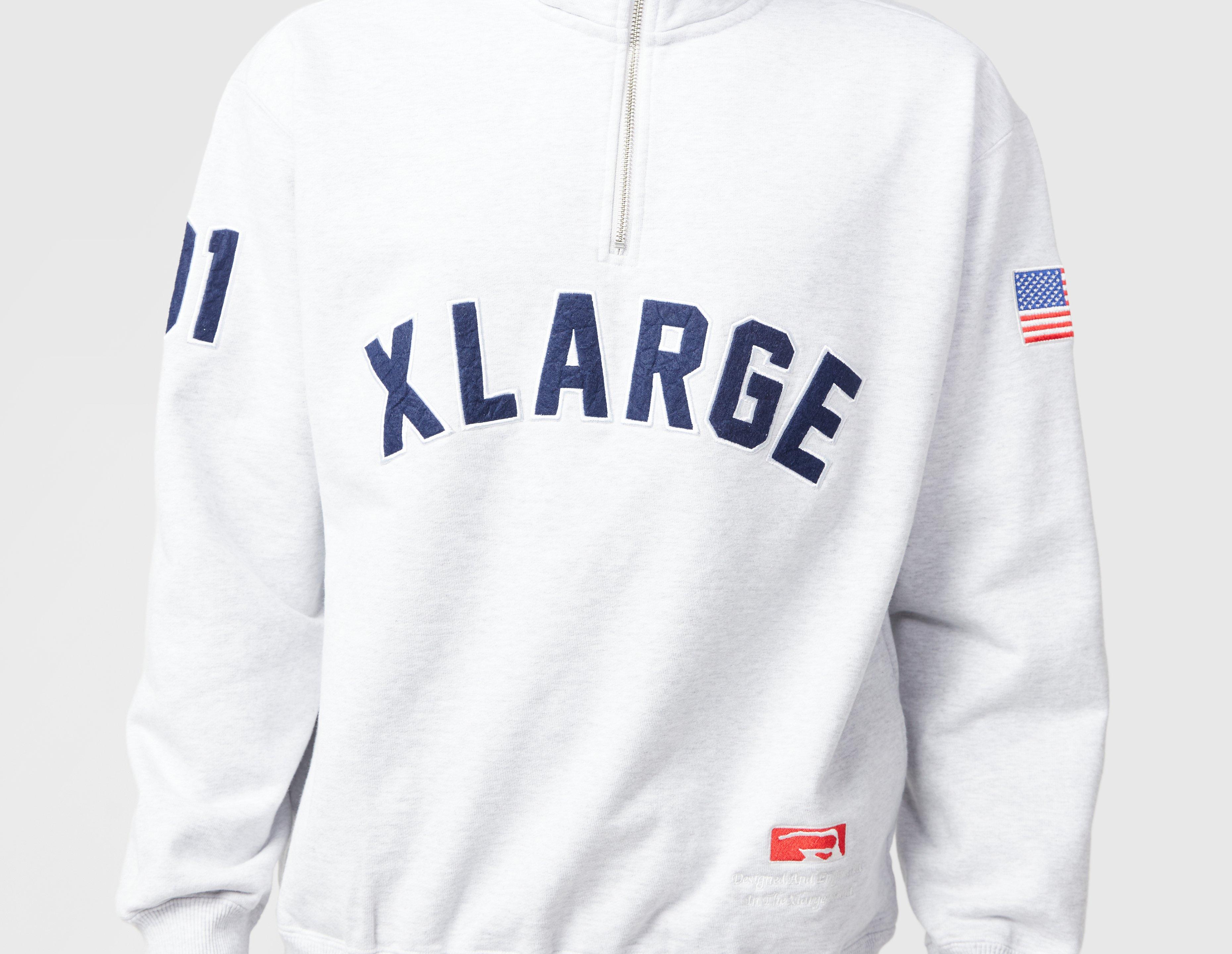 XLARGE Arch Logo 1/4 Zip Sweatshirt
