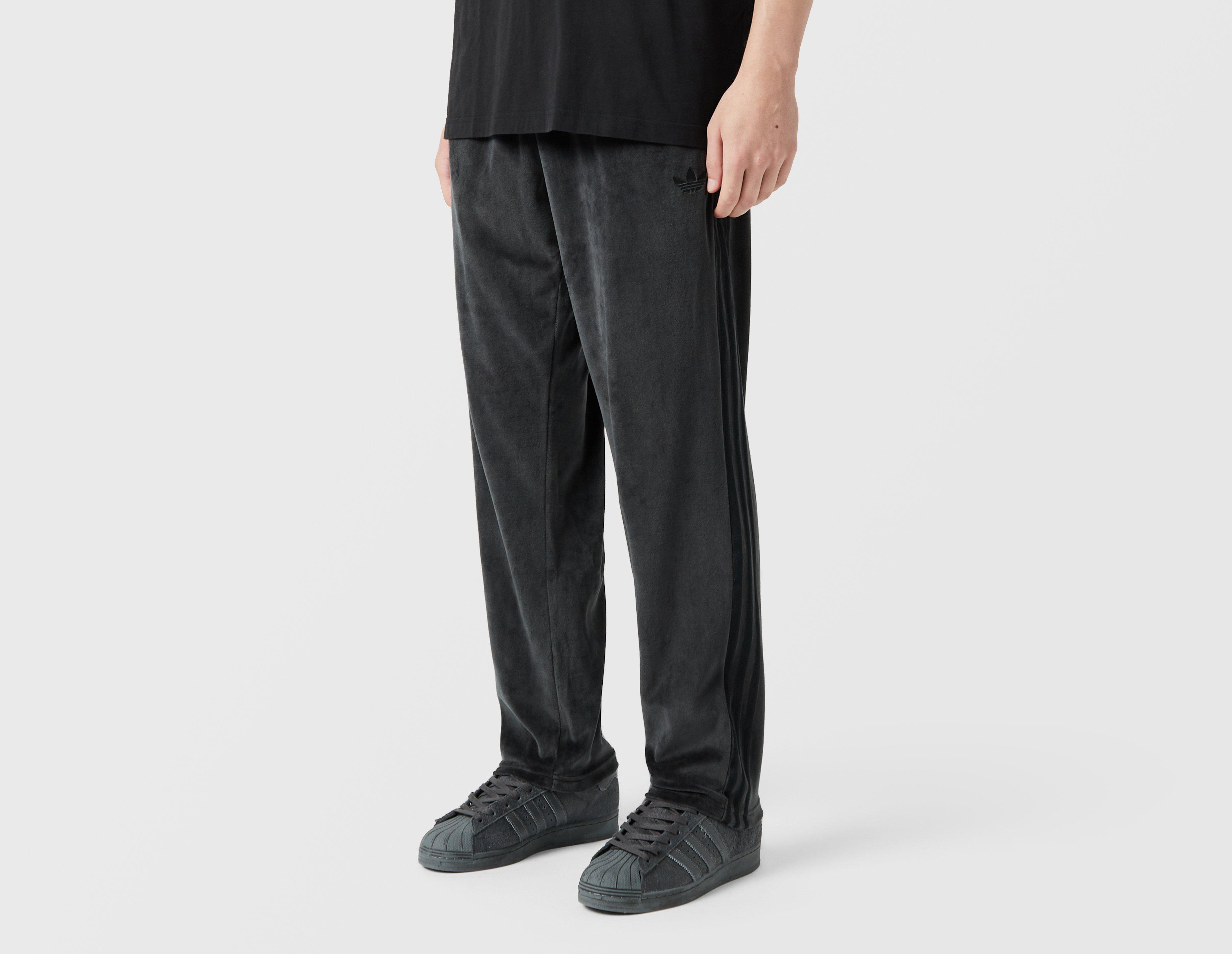 Black adidas Originals Adicolor SST Velour Track Pants size?