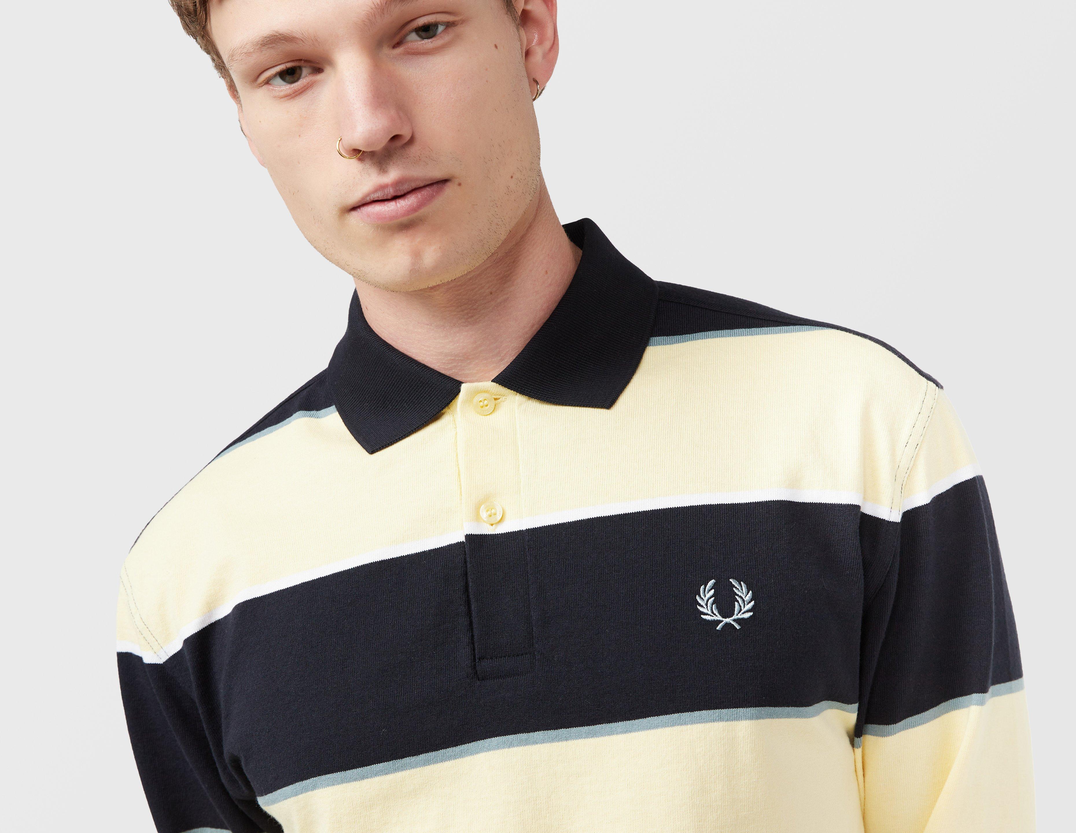 Fred Perry Long Sleeve Striped Polo Shirt