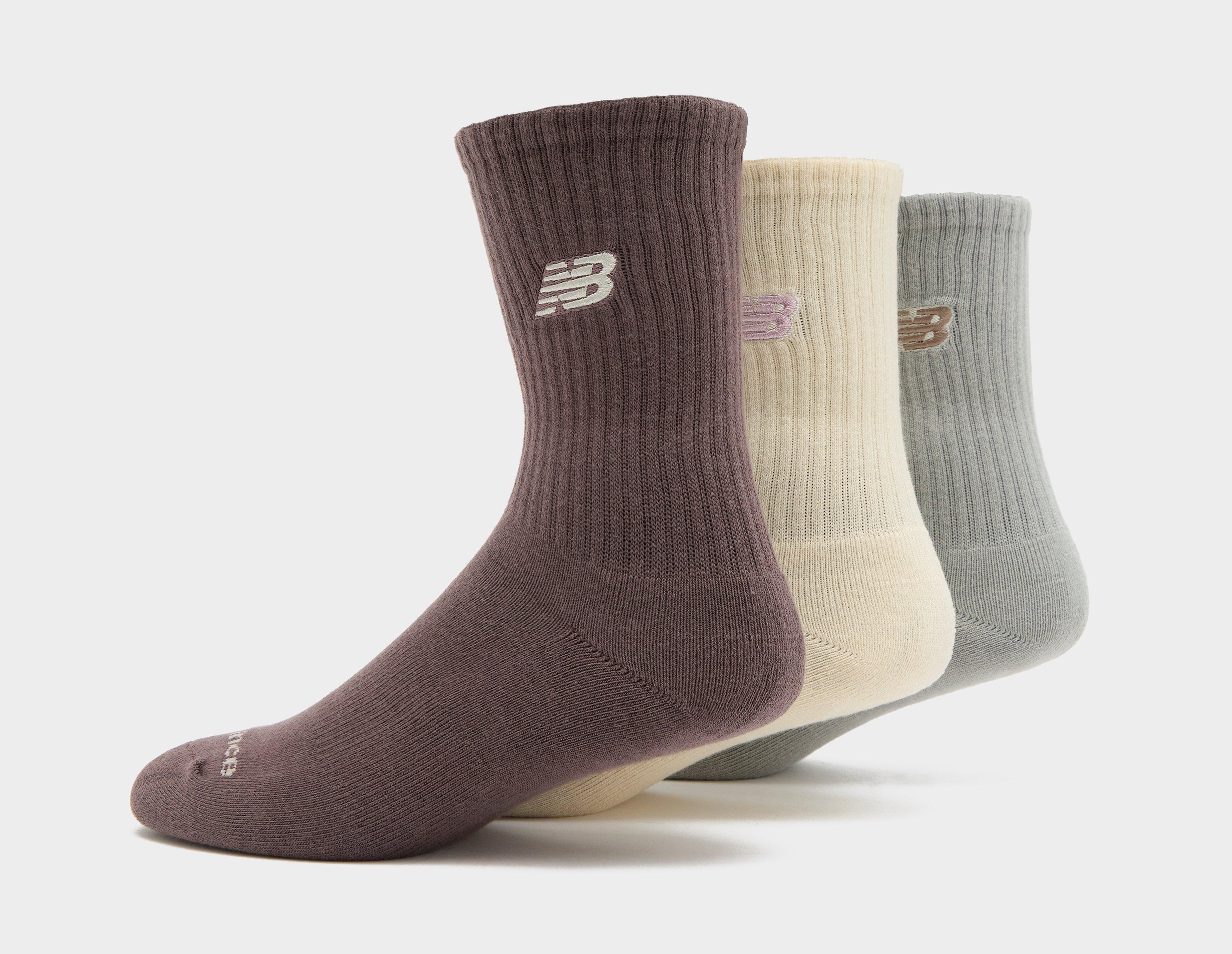 New Balance Logo Socks 3-Pack