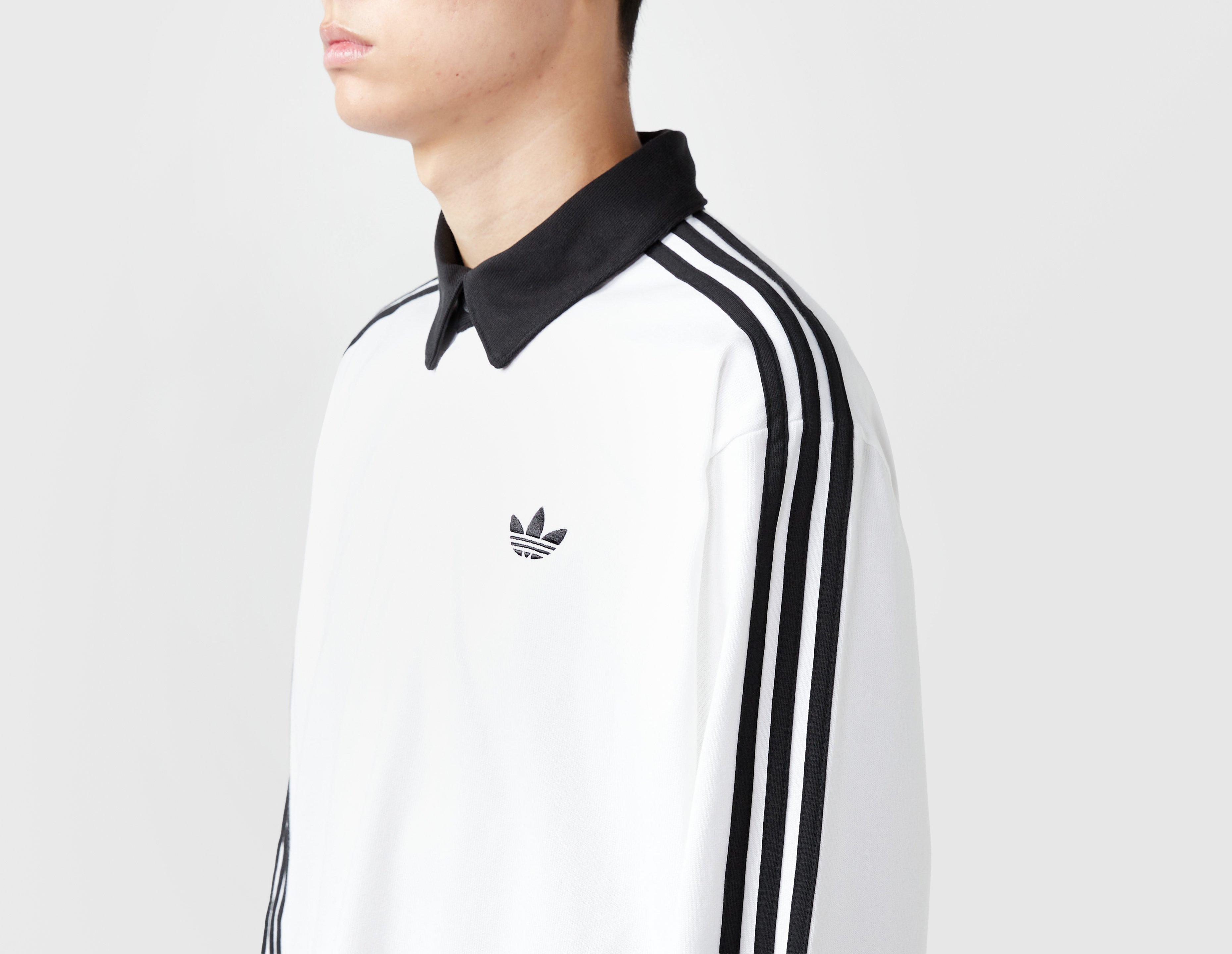 adidas Originals 3-Stripes Rugby Long Sleeve Polo