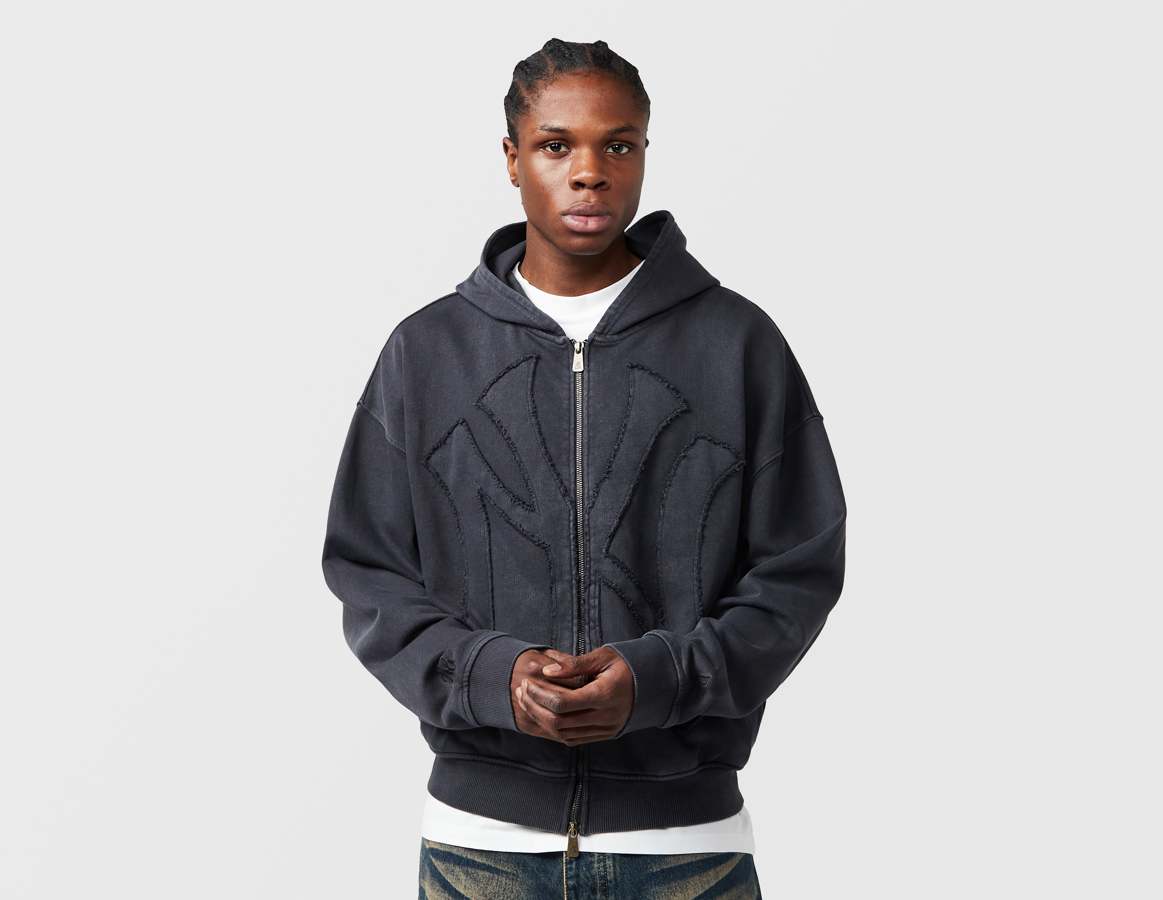 Grey Home Grown x New Era MLB Hoodie | size? 