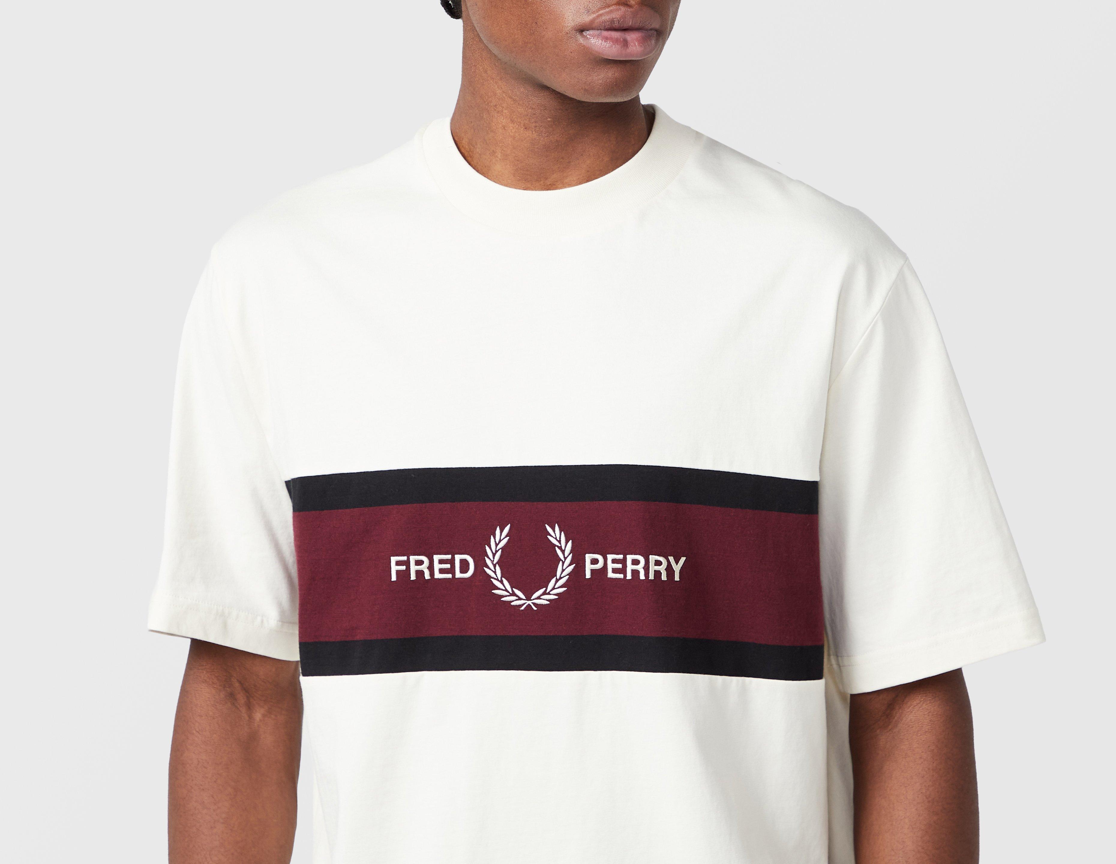 Fred Perry Embroidered Panel T-Shirt