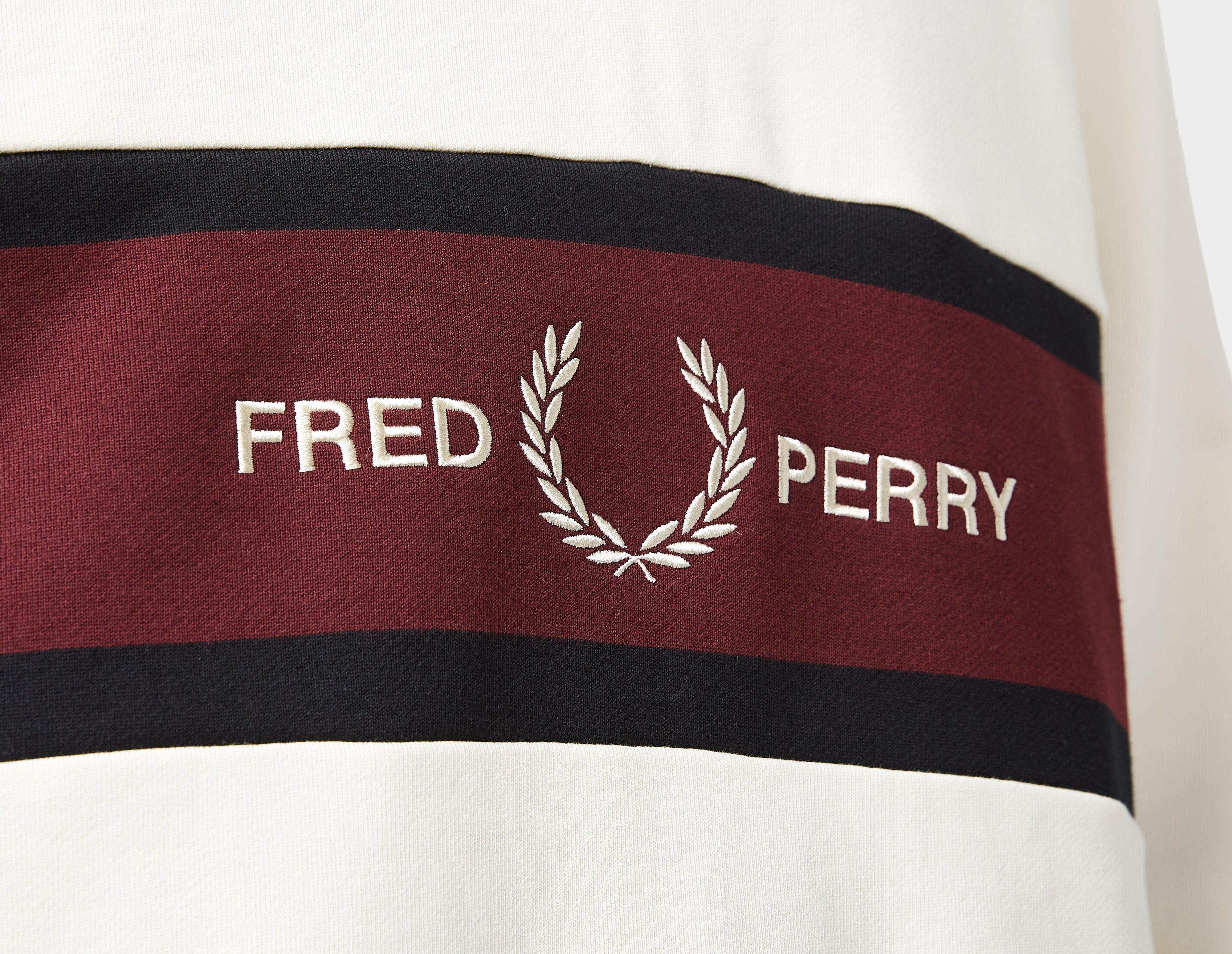 Fred Perry Embroidered Panel 1/2 Zip Sweatshirt