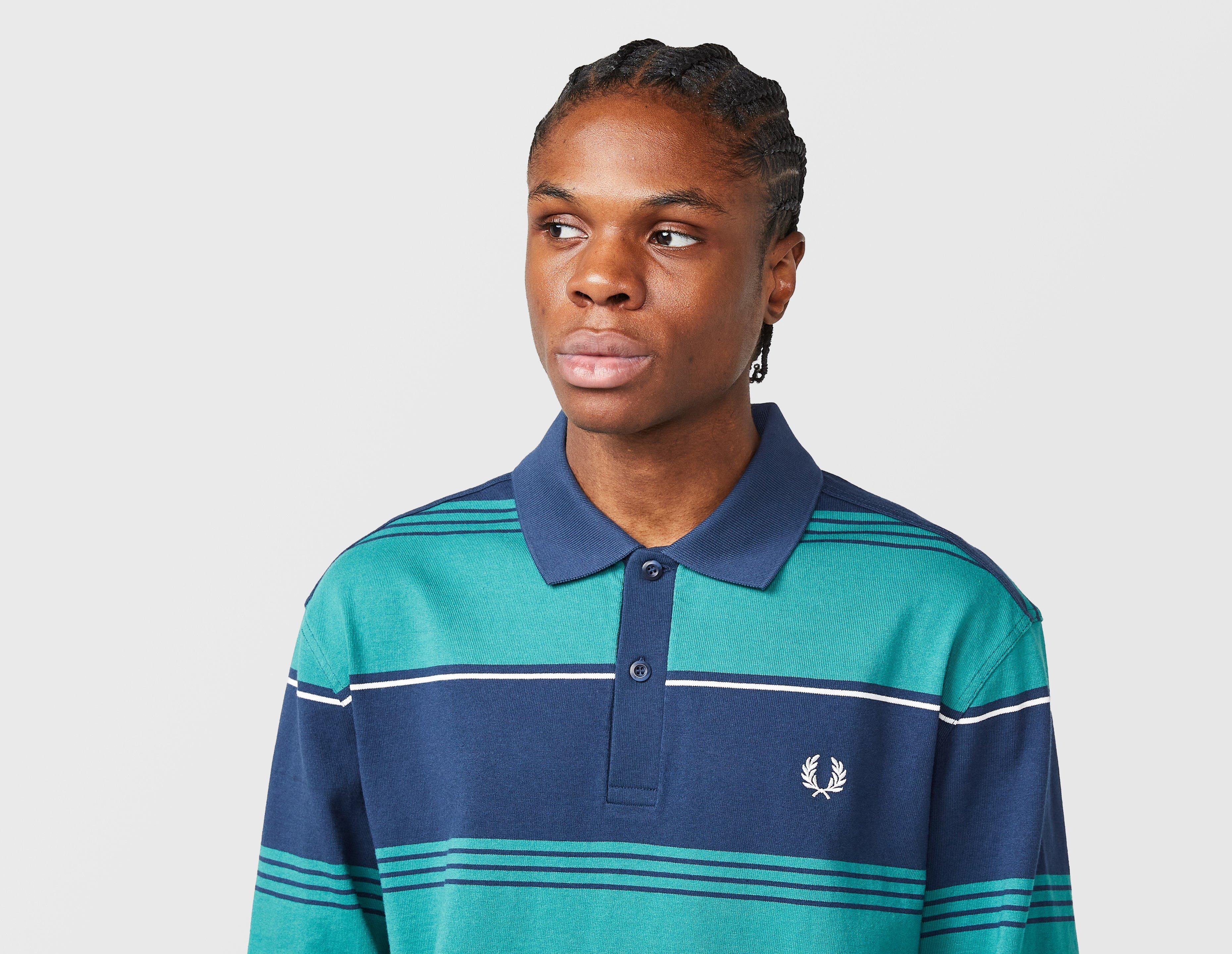 Fred Perry Striped Long Sleeve Polo