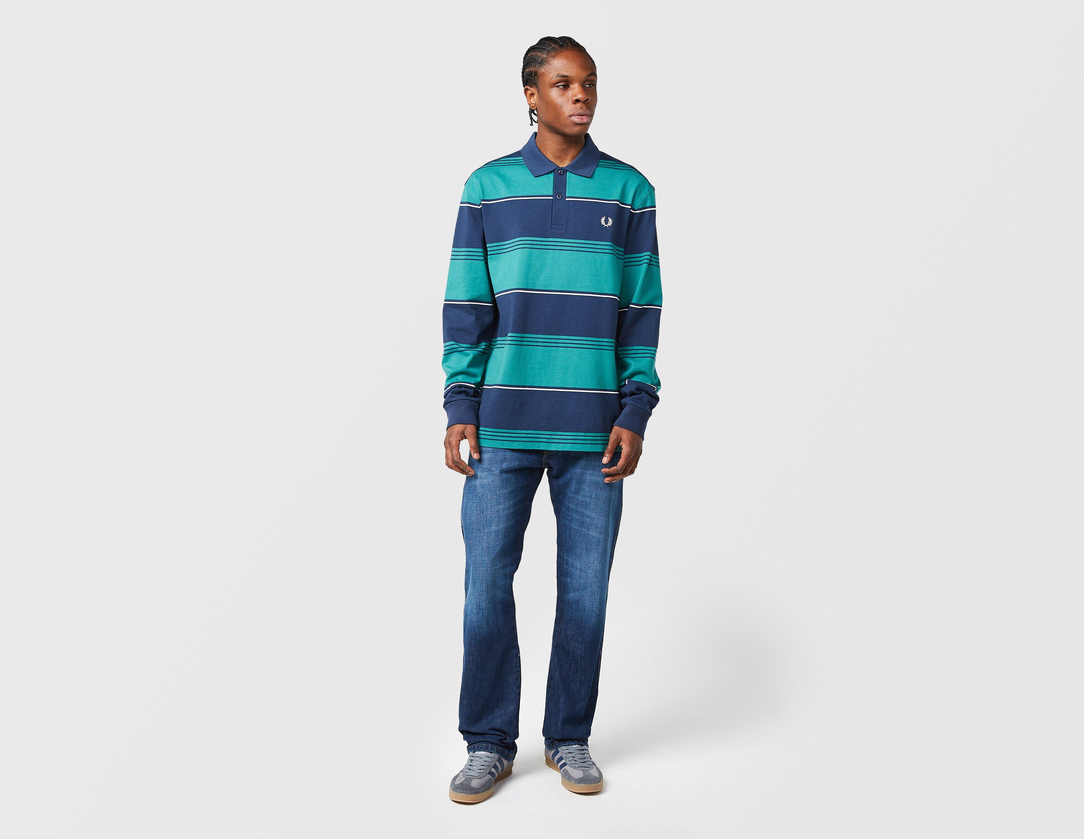 Fred Perry Striped Long Sleeve Polo