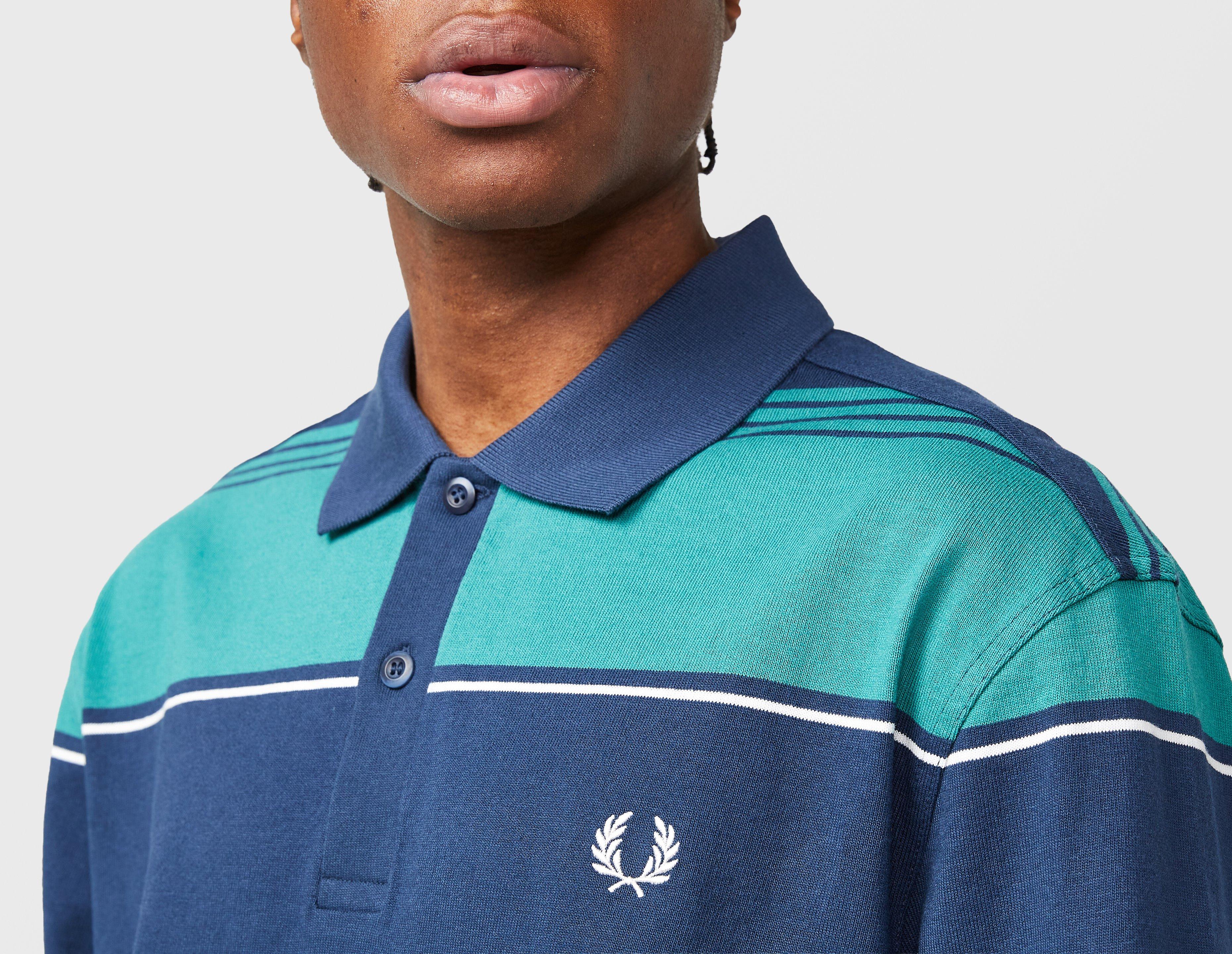 Fred Perry Striped Long Sleeve Polo