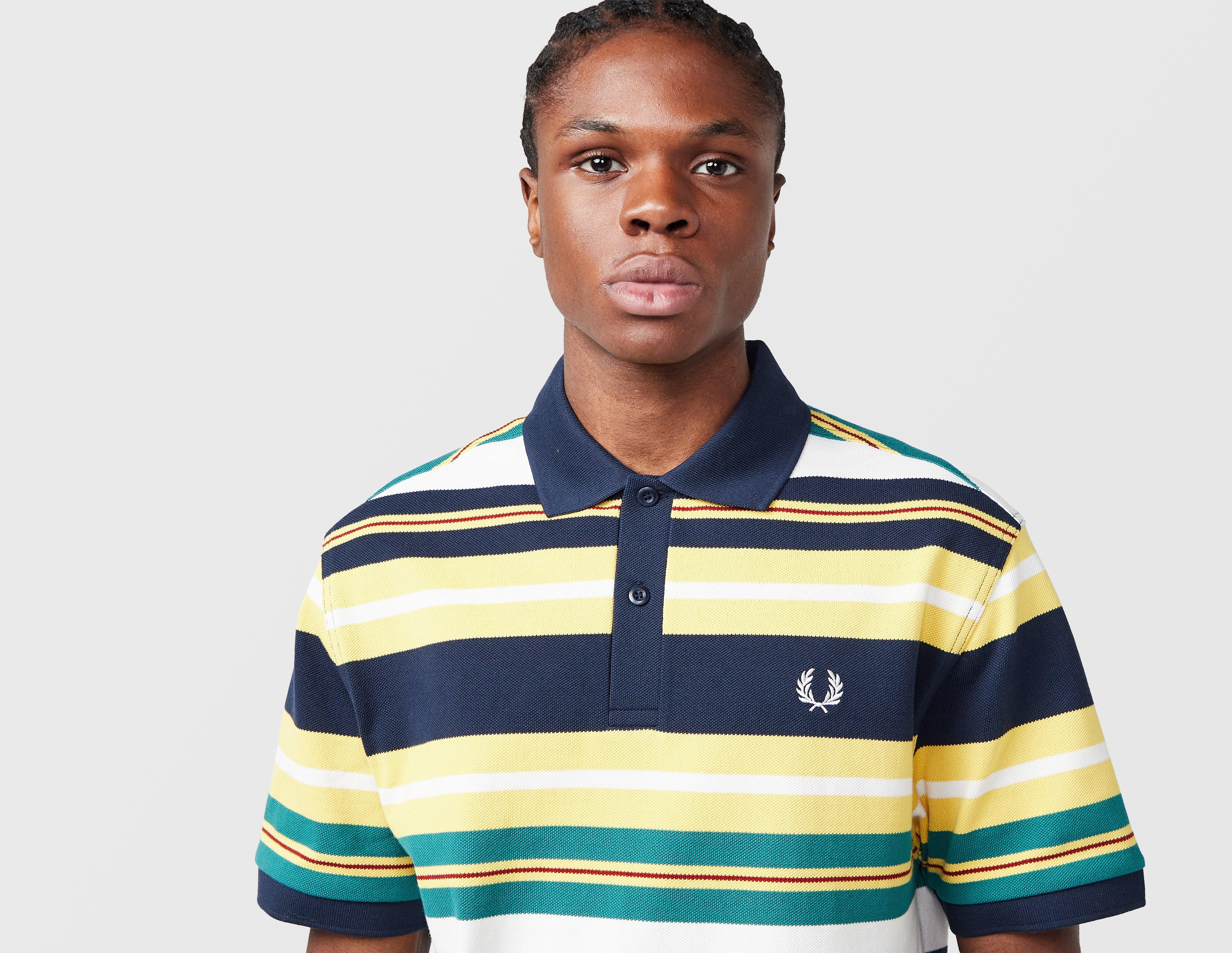 Fred Perry Striped Relaxed Polo Shirt