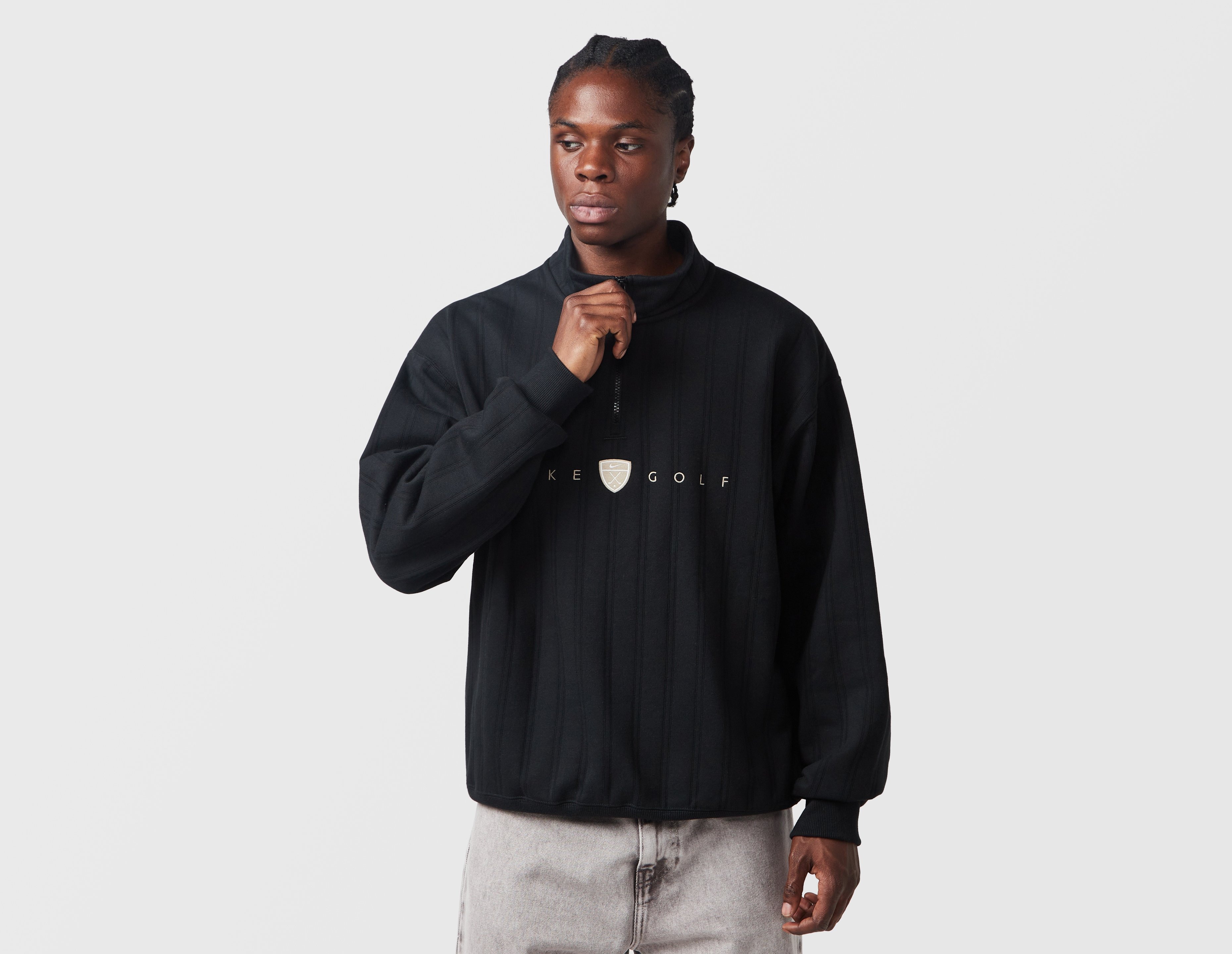 Black Nike Golf Fairway Fresh 1/4 Zip Sweatshirt | size?