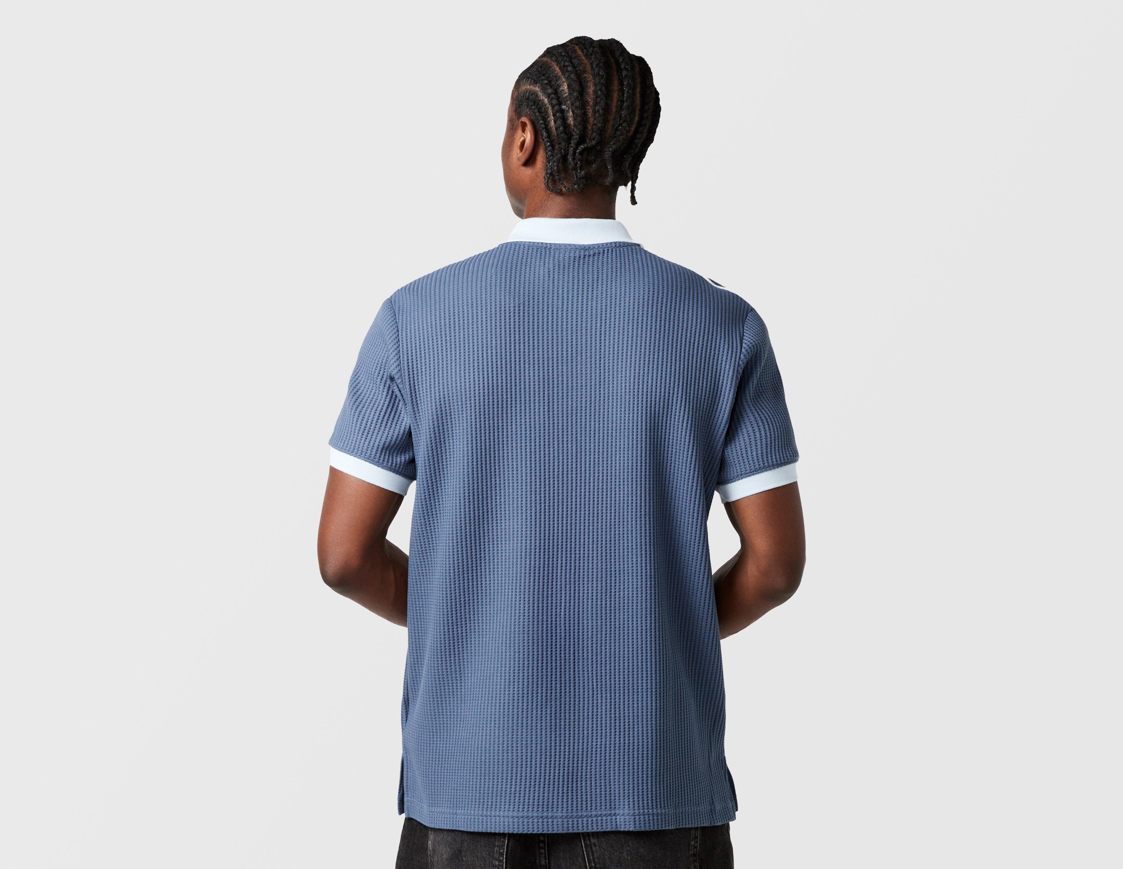 adidas Originals 3-Stripes Waffle Knit Polo Shirt