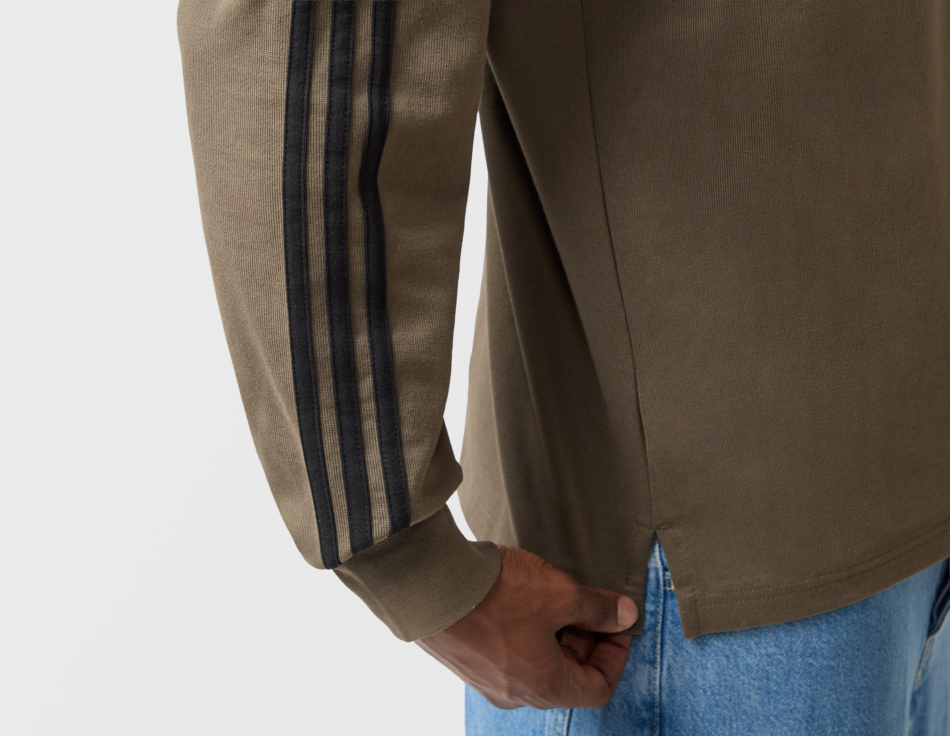 adidas Originals 3-Stripes Rugby Long Sleeve Polo Shirt