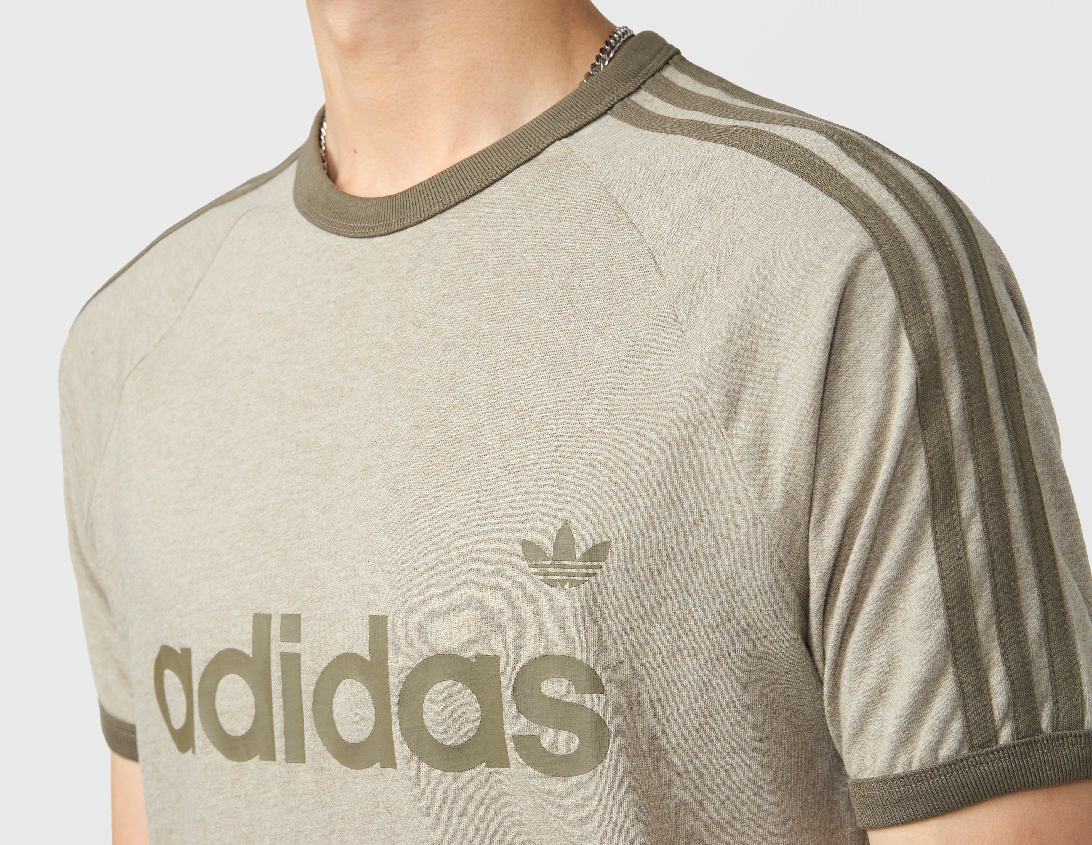 adidas Adicolour 3 Stripe Ringer T-Shirt