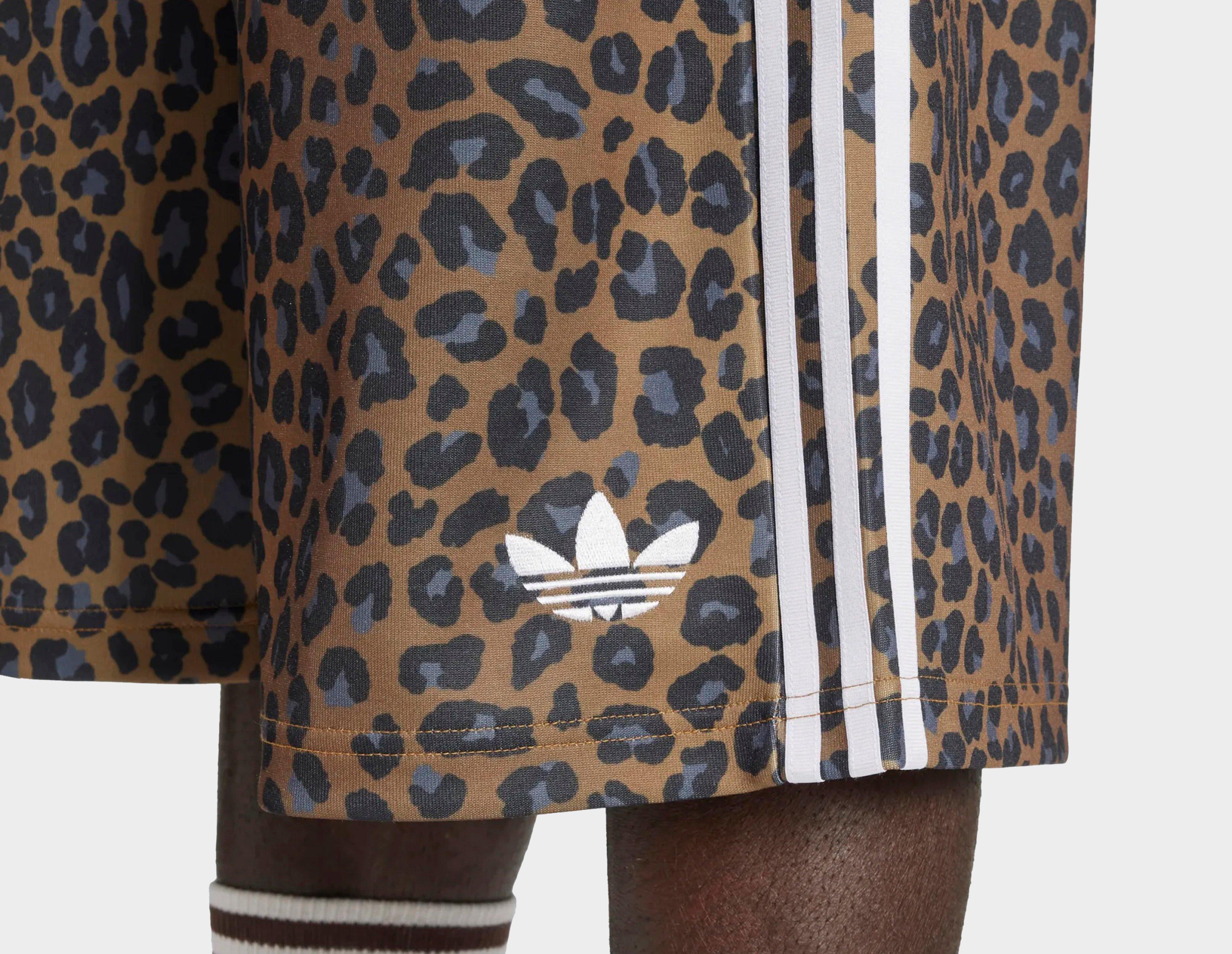 adidas Originals Oversized Leopard Shorts