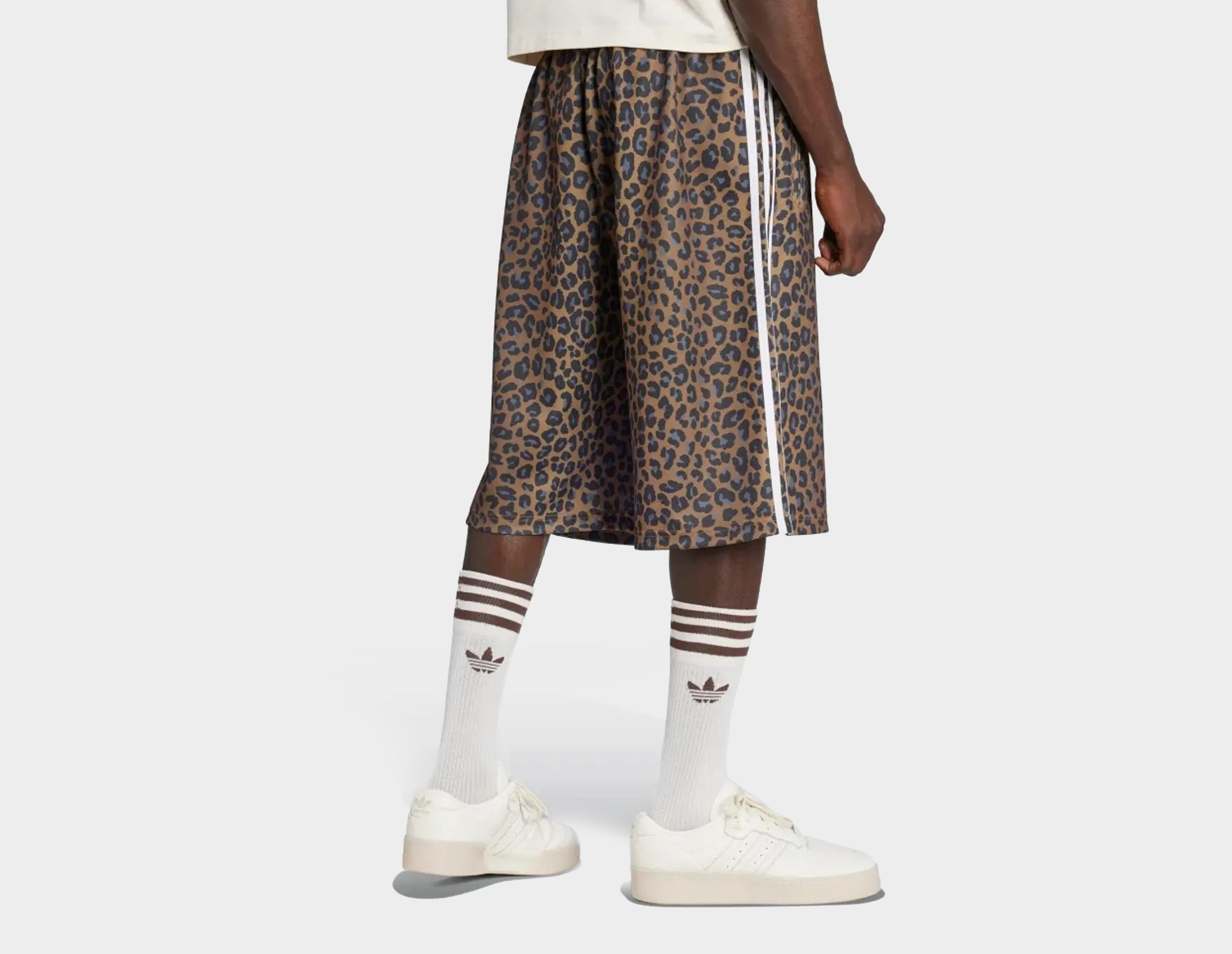 adidas Originals Oversized Leopard Shorts