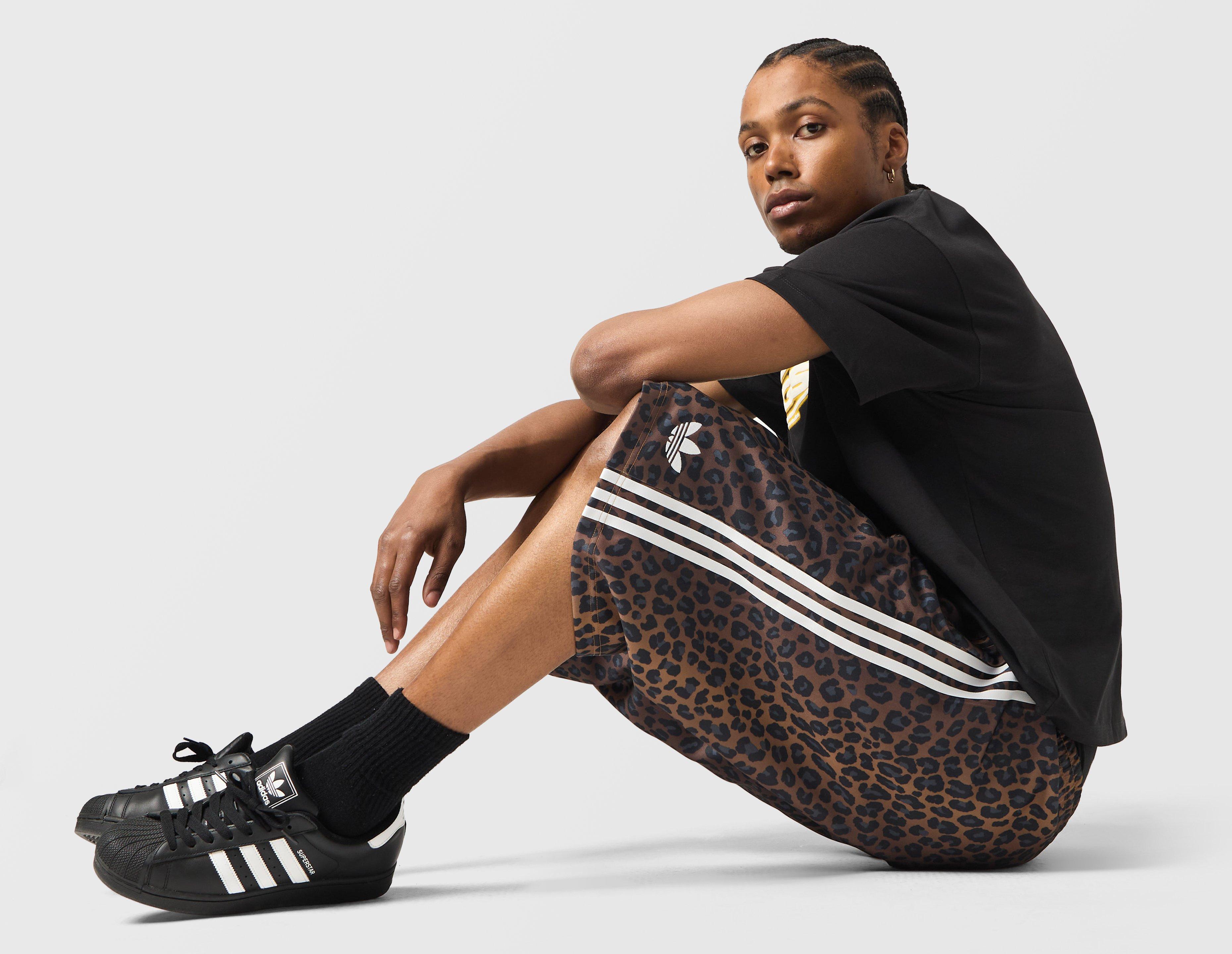 adidas Originals Oversized Leopard Shorts
