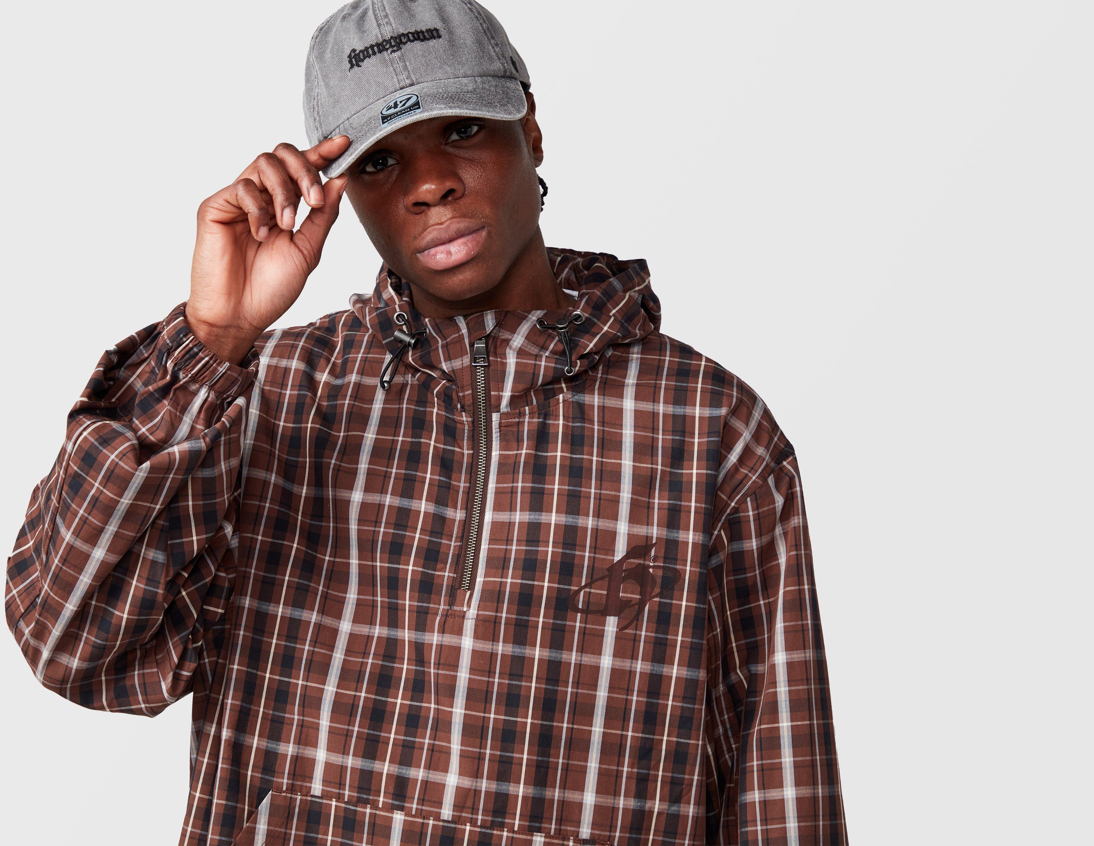 Home Grown Dover 1/4 Zip Check Jacket