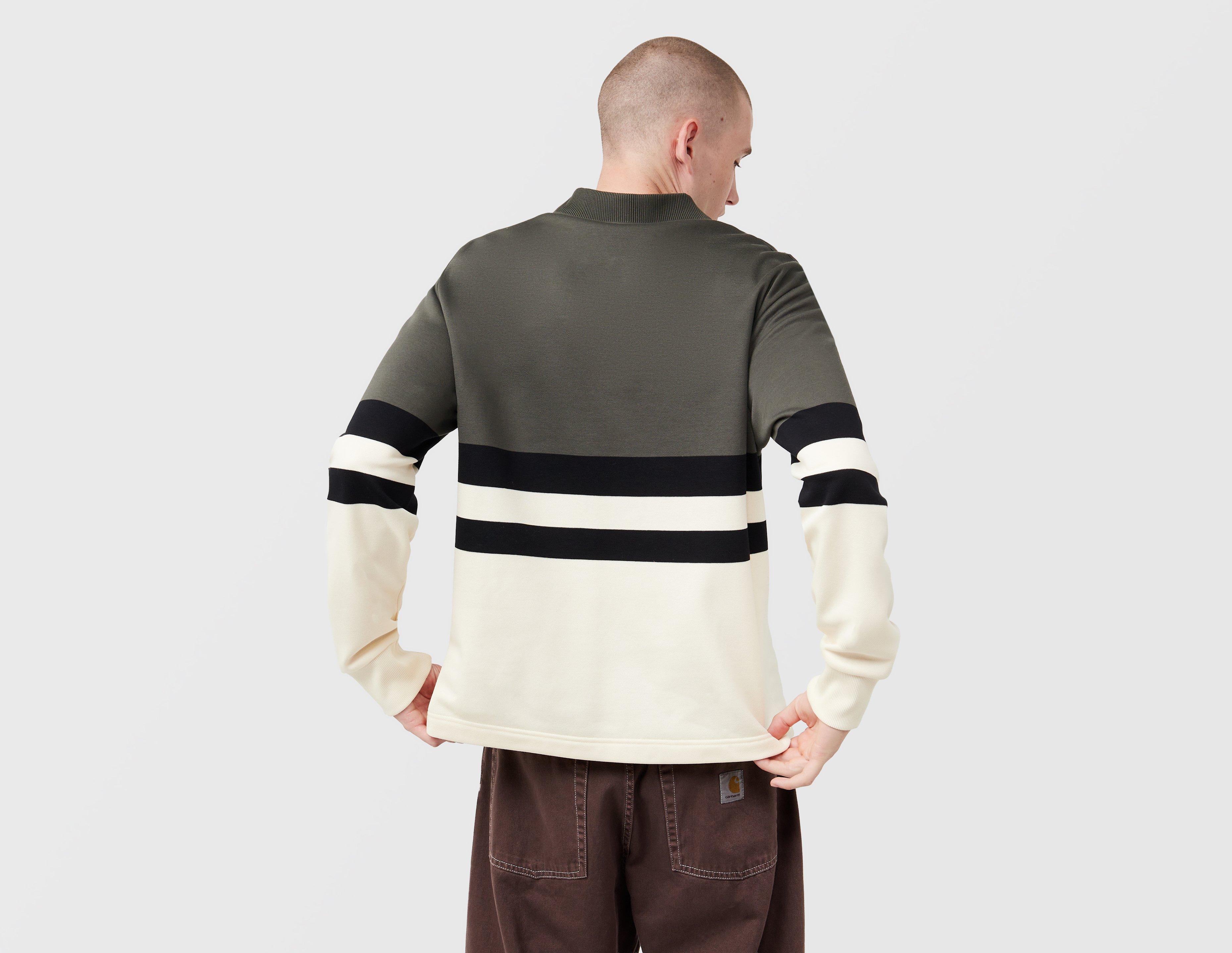 Fred Perry Colour Block Collared Sweatshirt