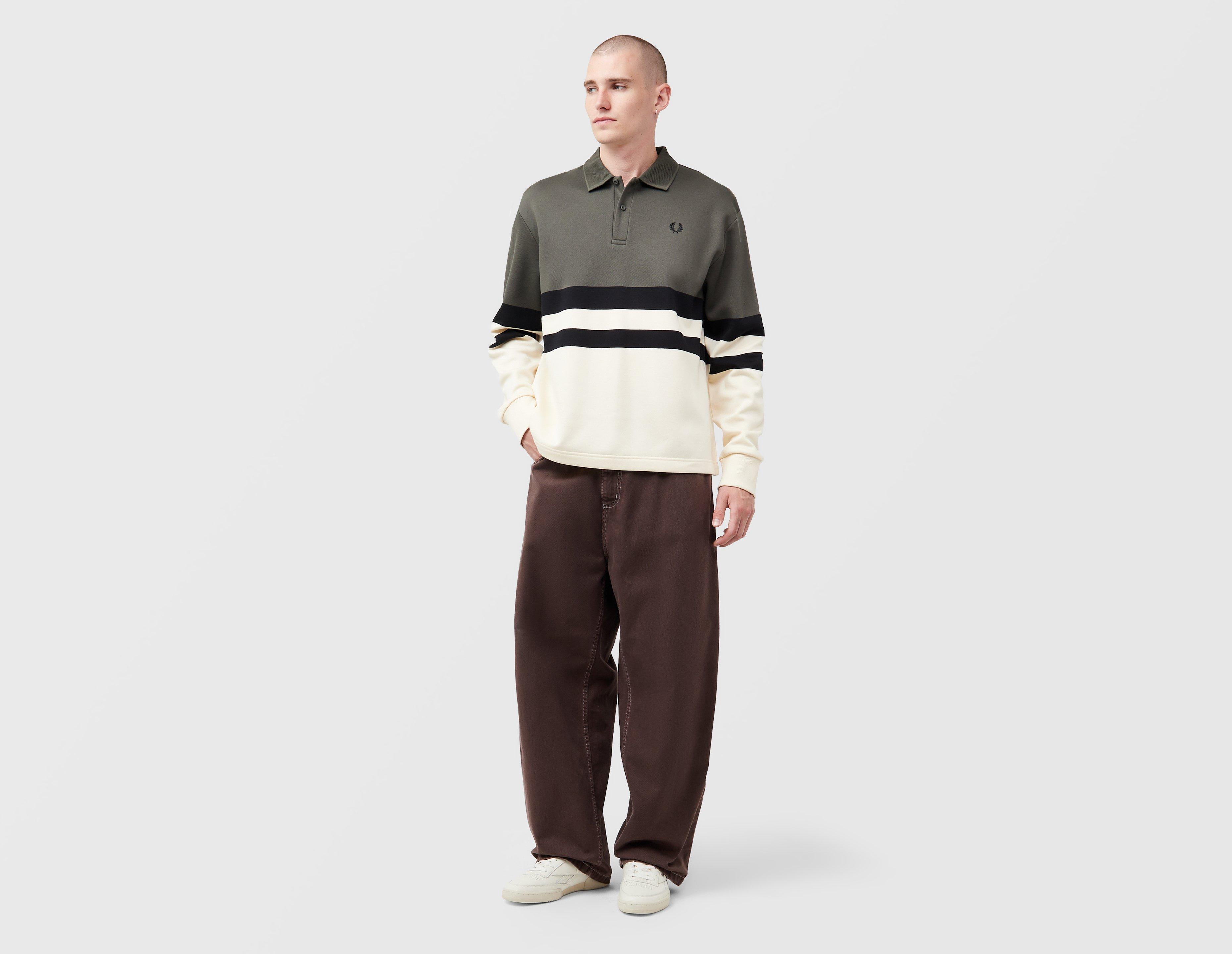 Fred Perry Colour Block Collared Sweatshirt