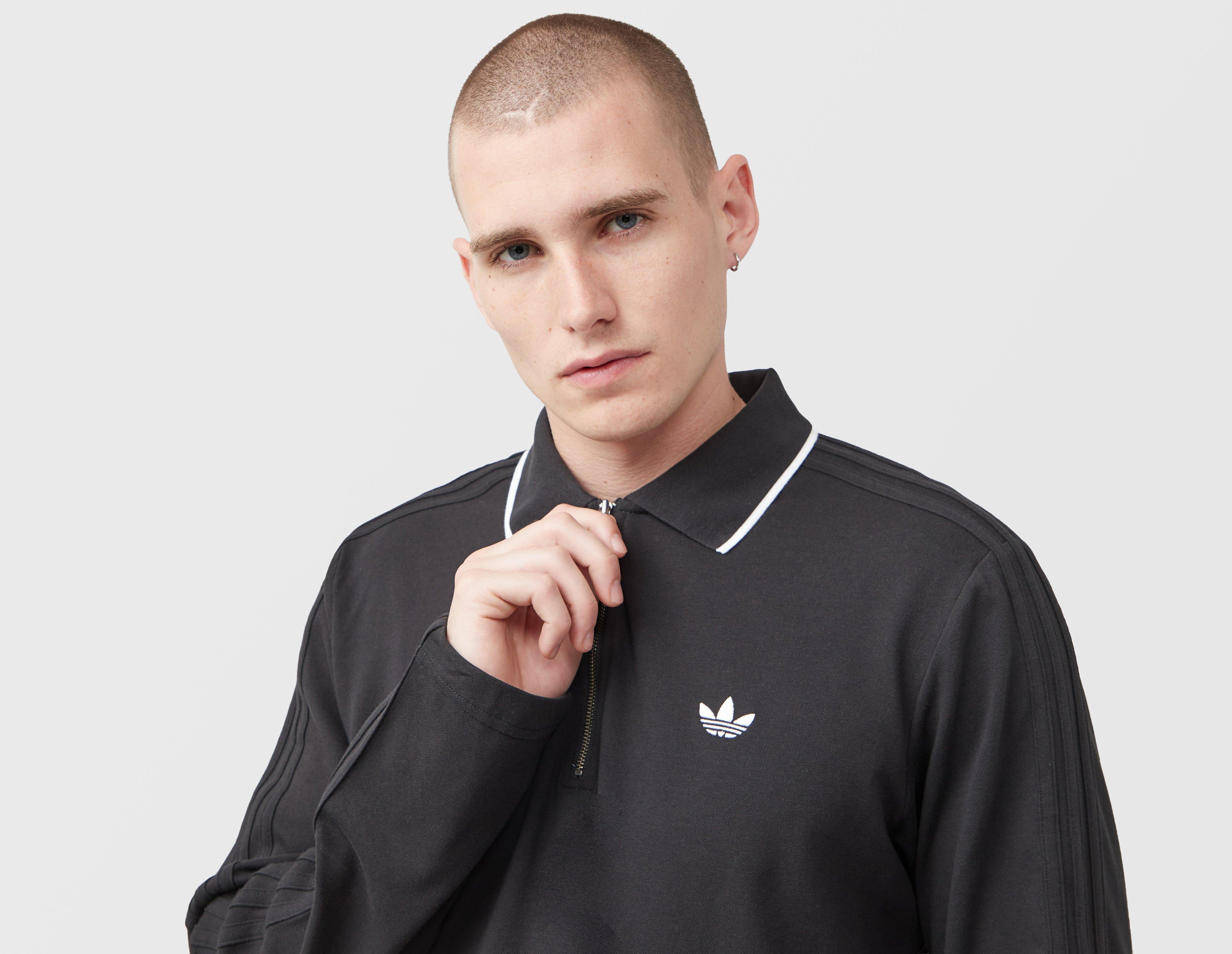 adidas Originals 3-Stripes Polo Sweatshirt
