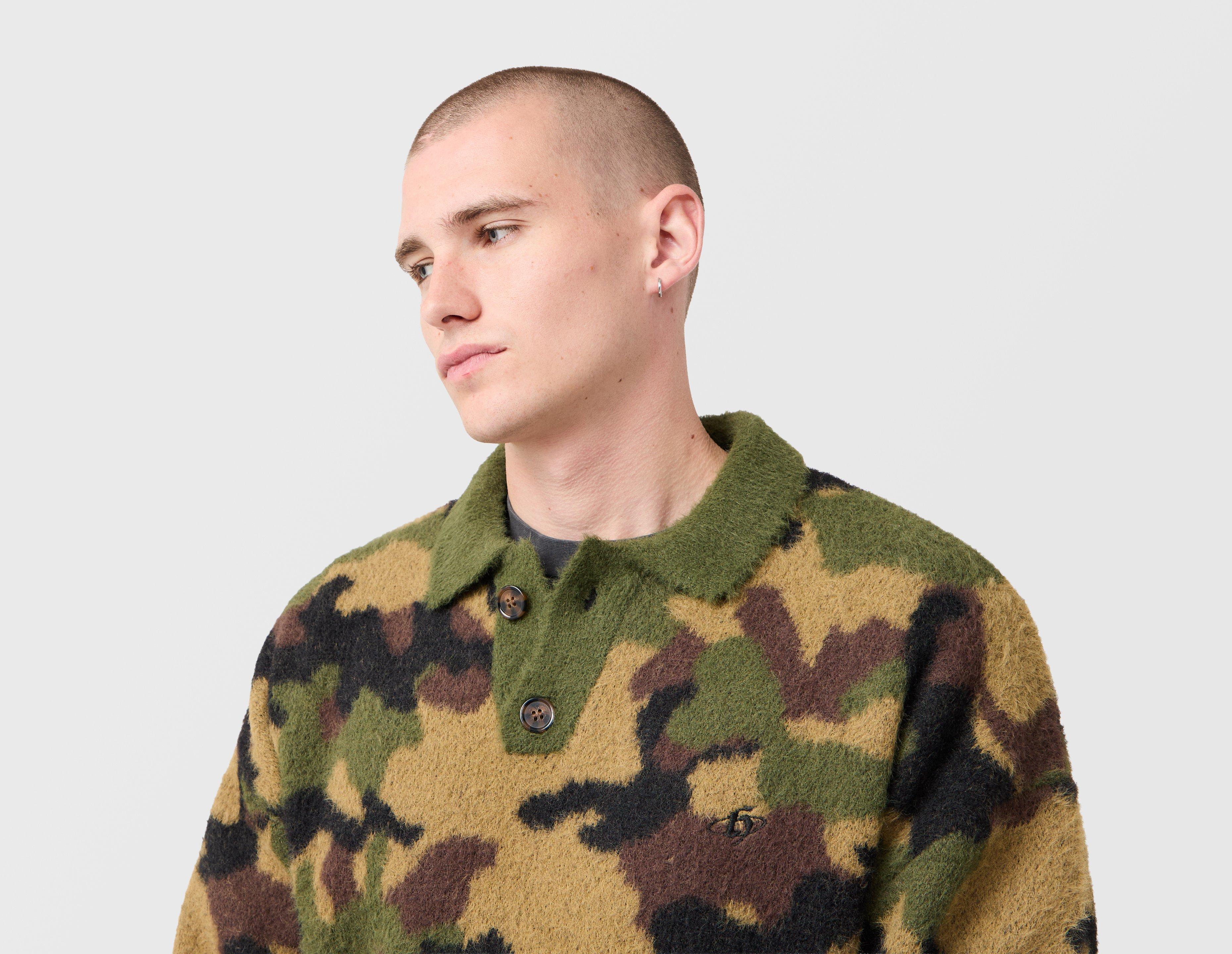 Home Grown Camo Knit Polo
