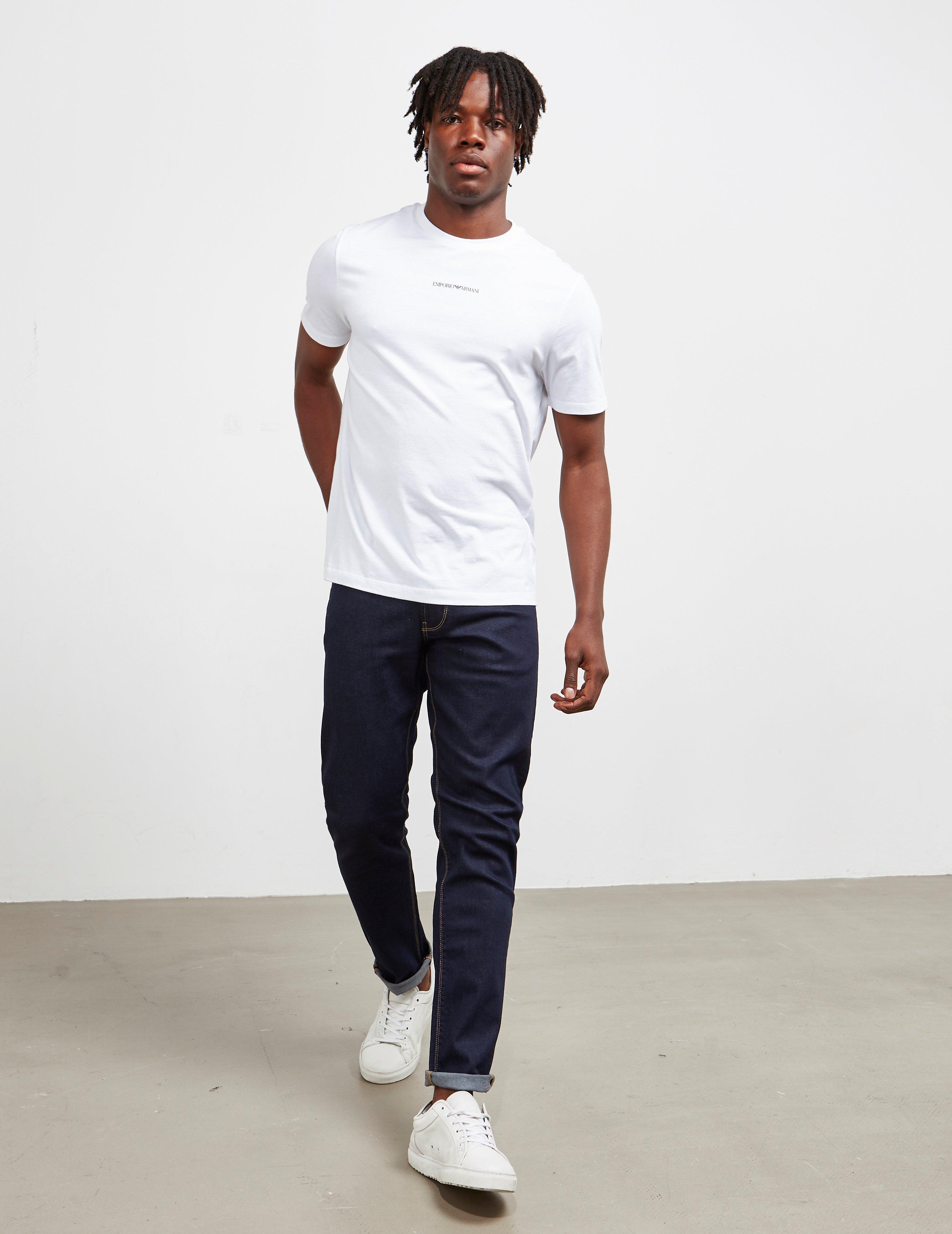 armani j06 slim fit jeans dark blue