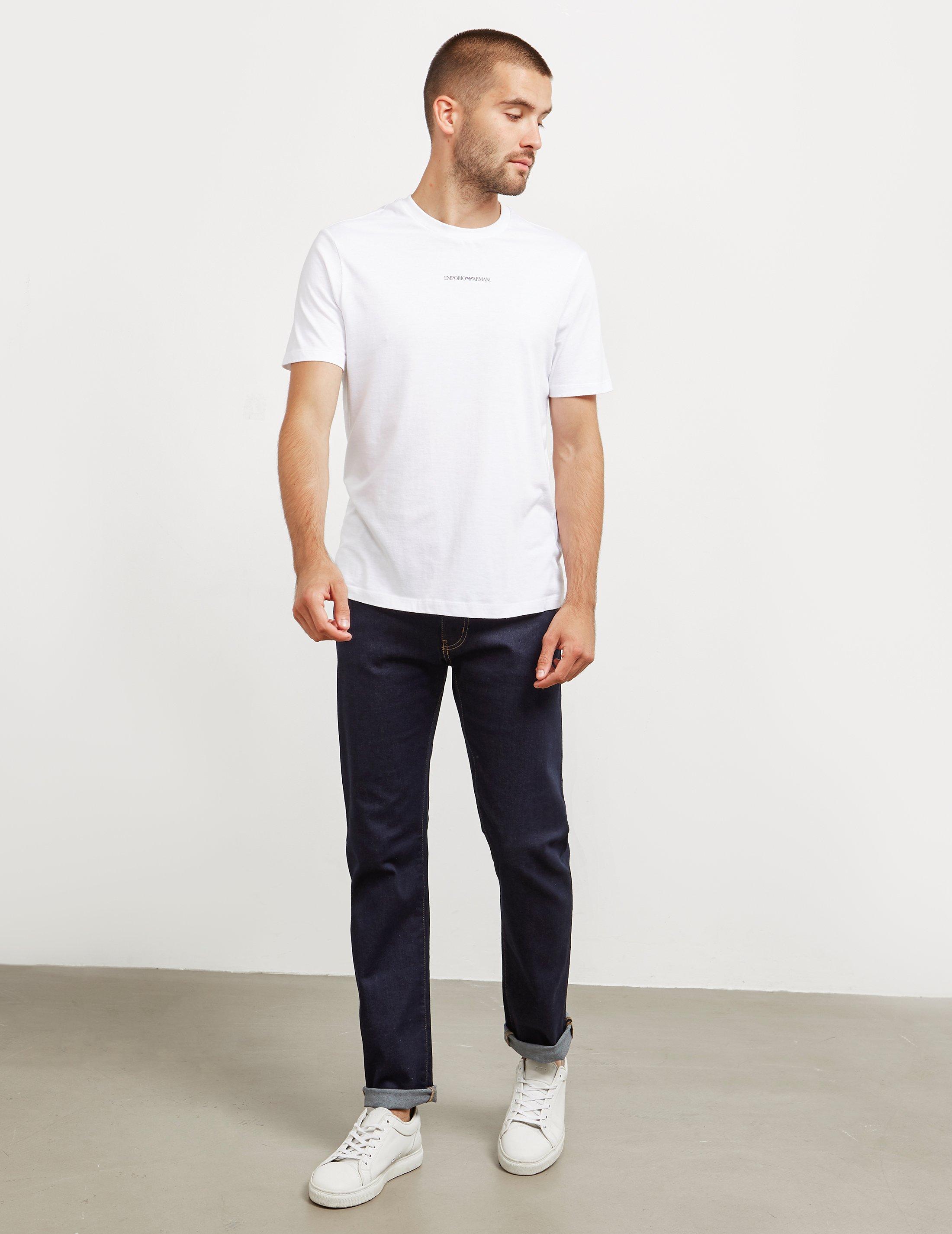 emporio armani j45 regular tapered jeans