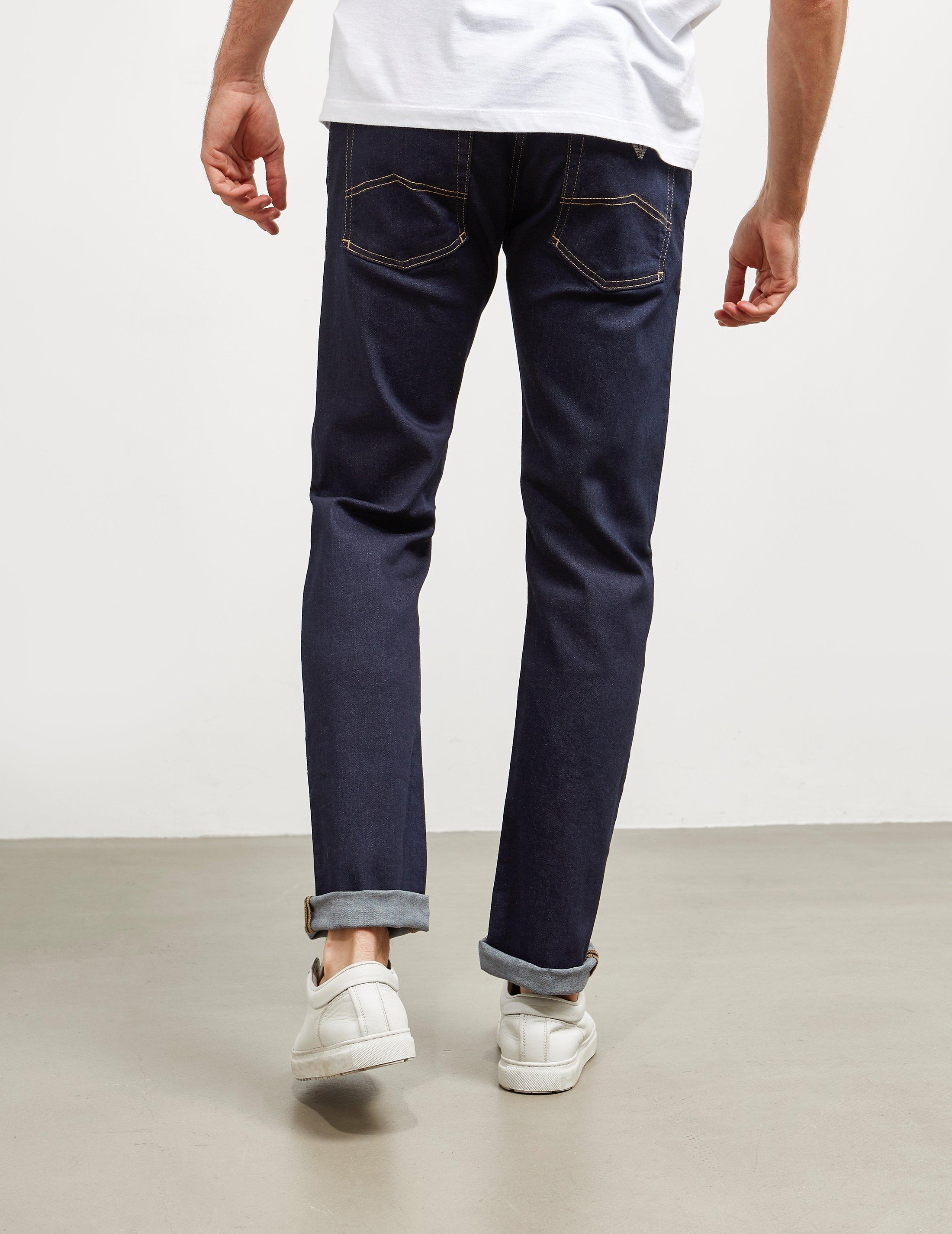 mens armani tapered jeans