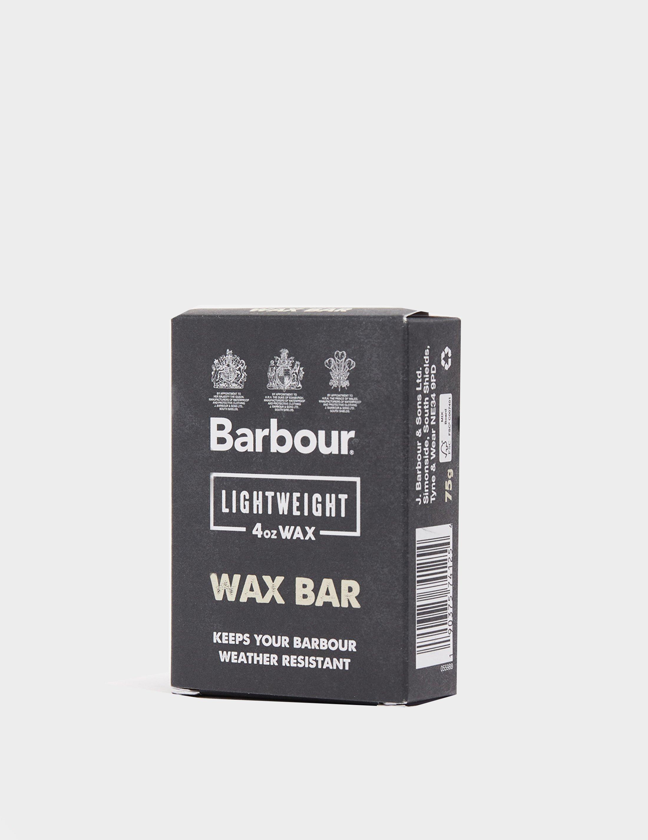 barbour lightweight wax bar