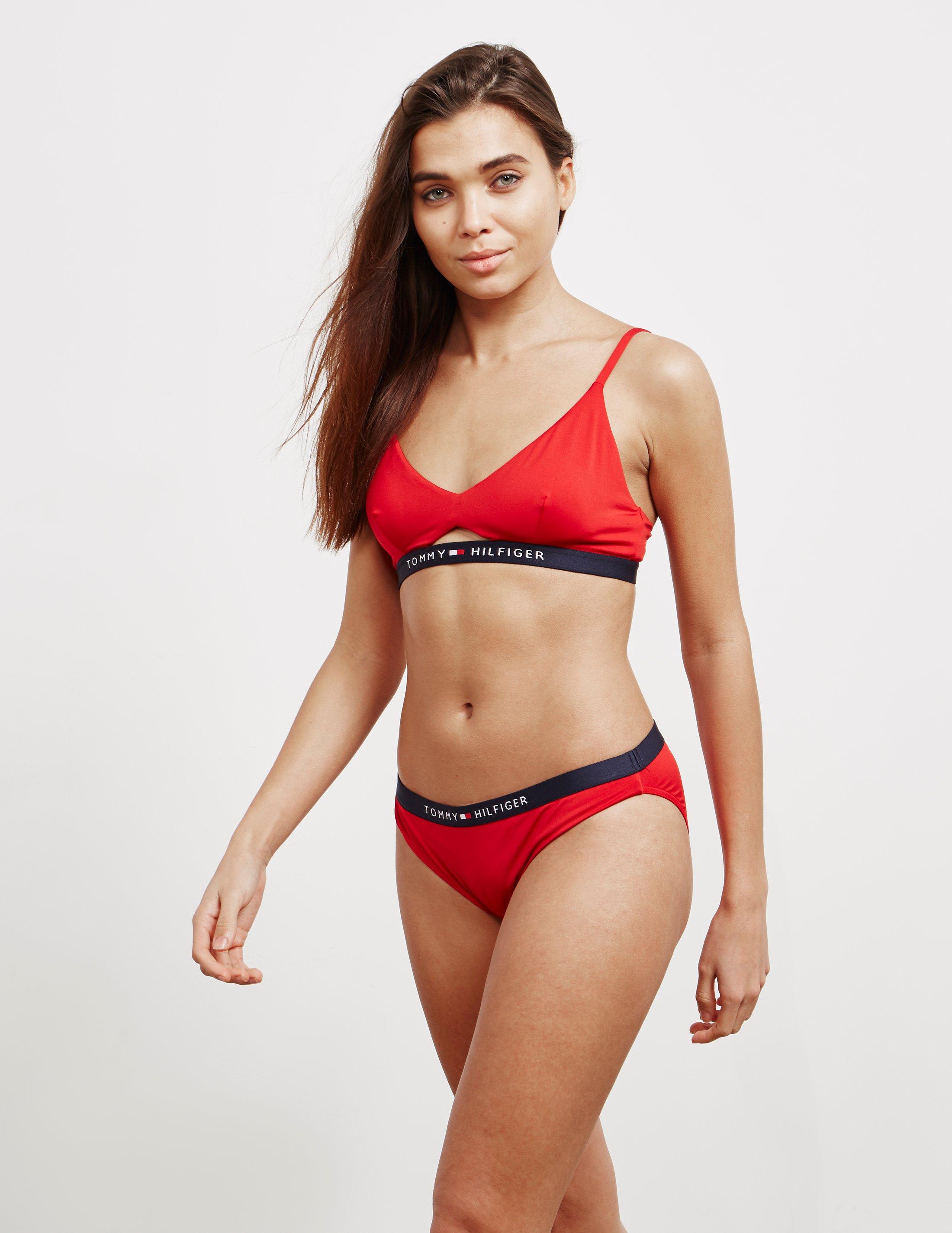 tommy hilfiger swimsuit red