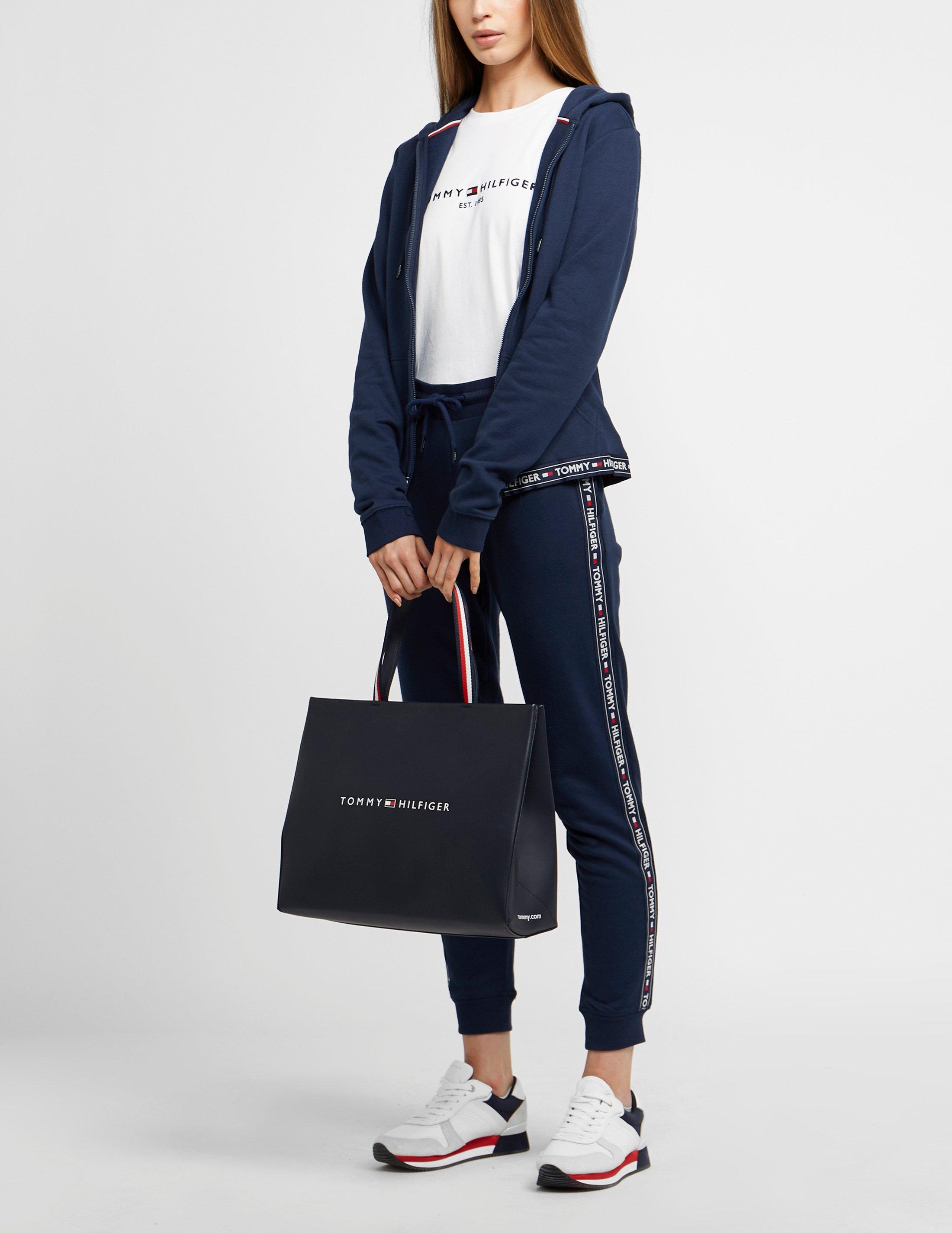 tommy hilfiger taped joggers women's