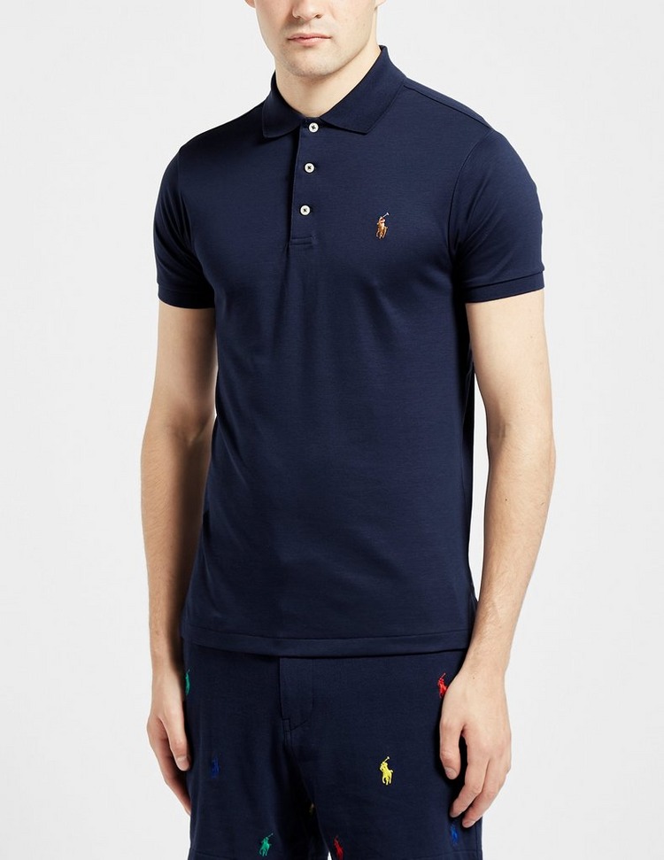 Polo Ralph Lauren Plain Pima Short Sleeve Polo Shirt Tessuti