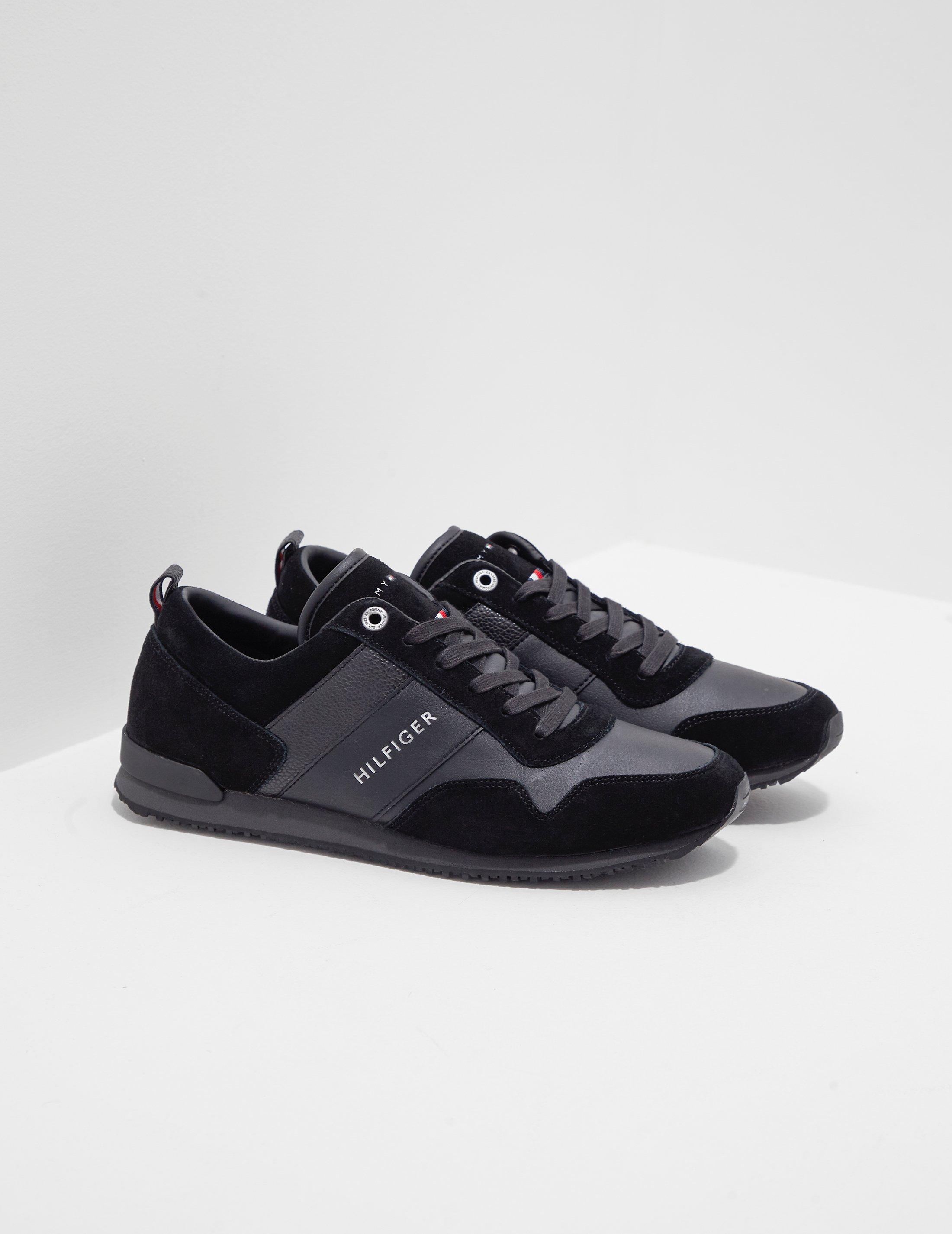 tommy hilfiger maxwell trainers black