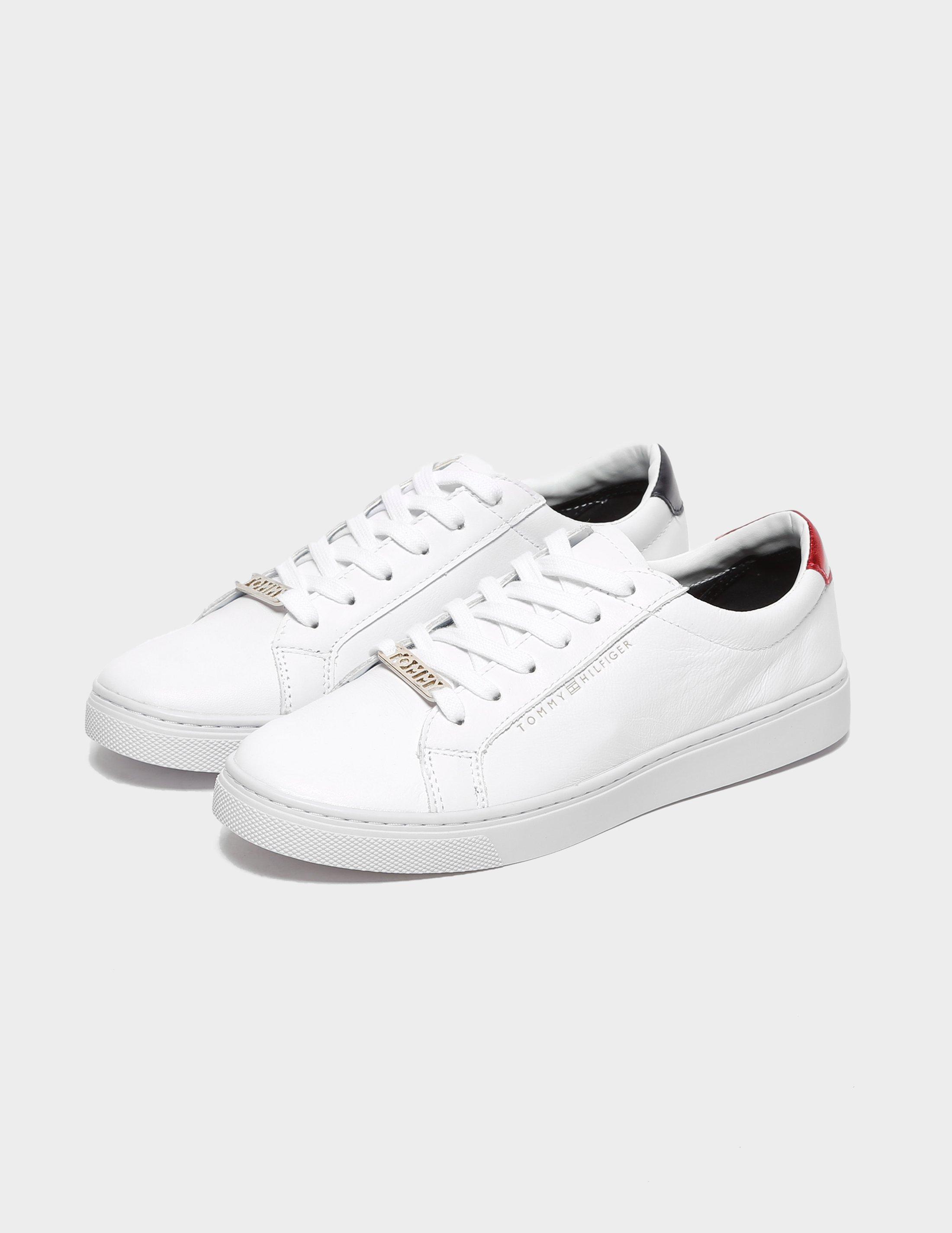White Tommy Hilfiger Essential Trainers 
