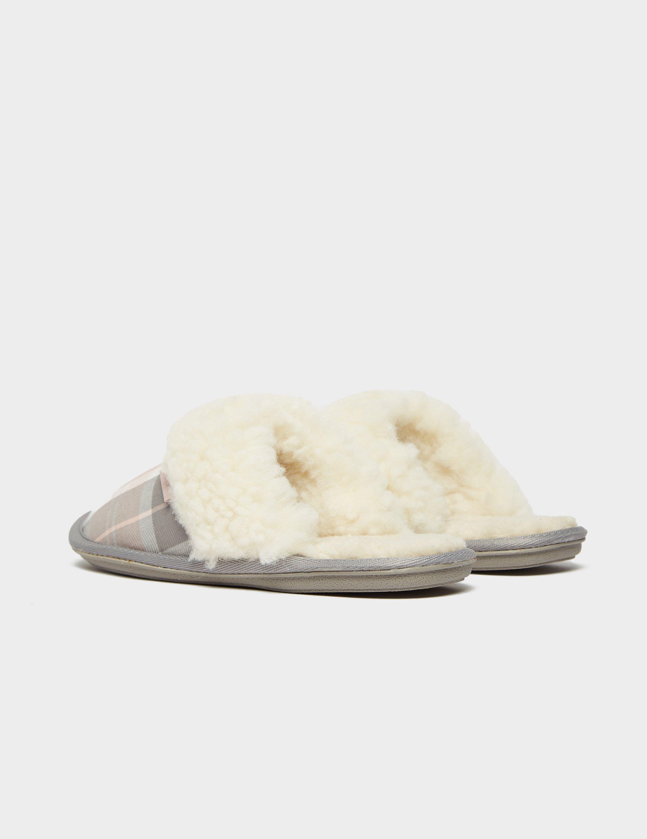 grey barbour slippers