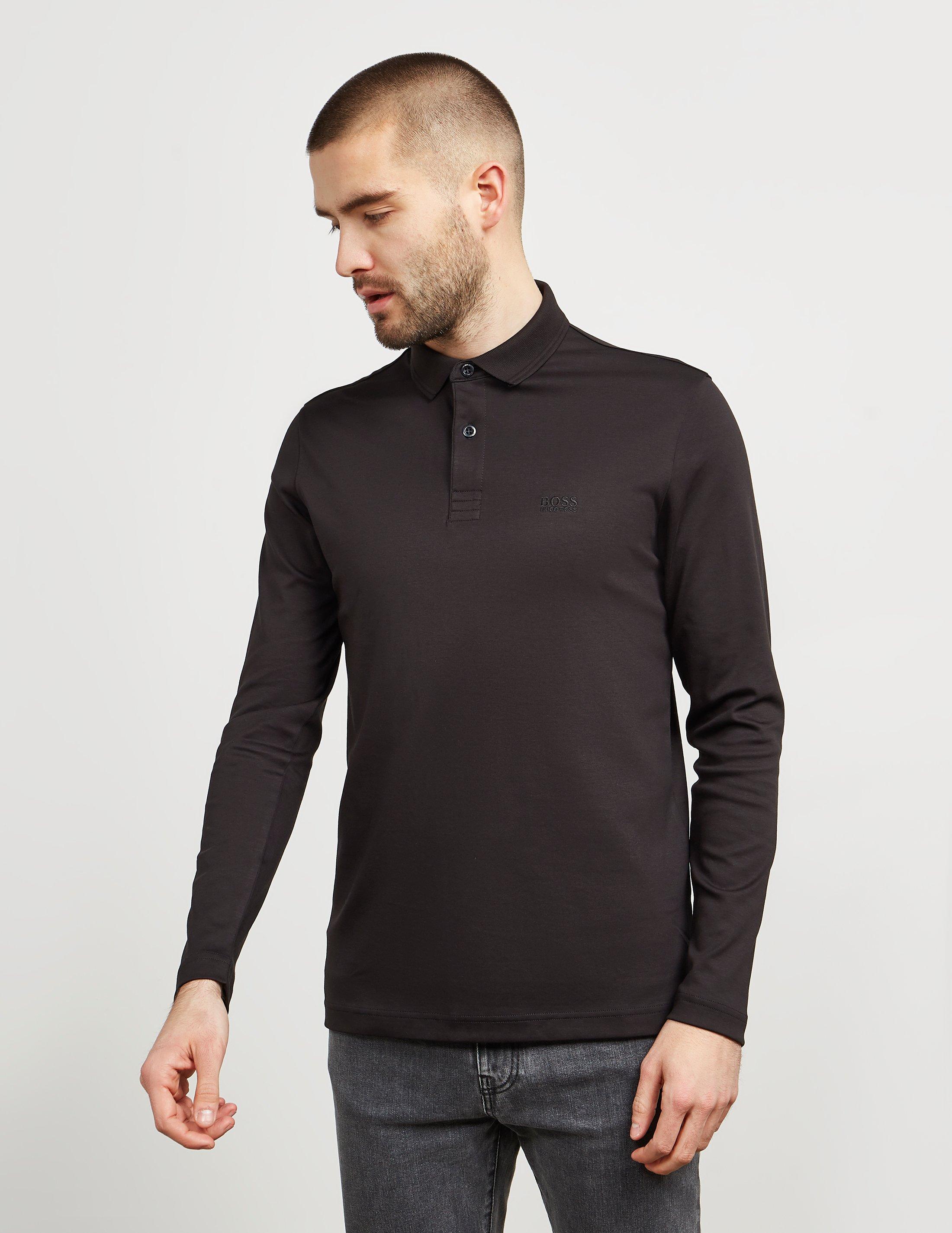 boss pirol long sleeve polo shirt