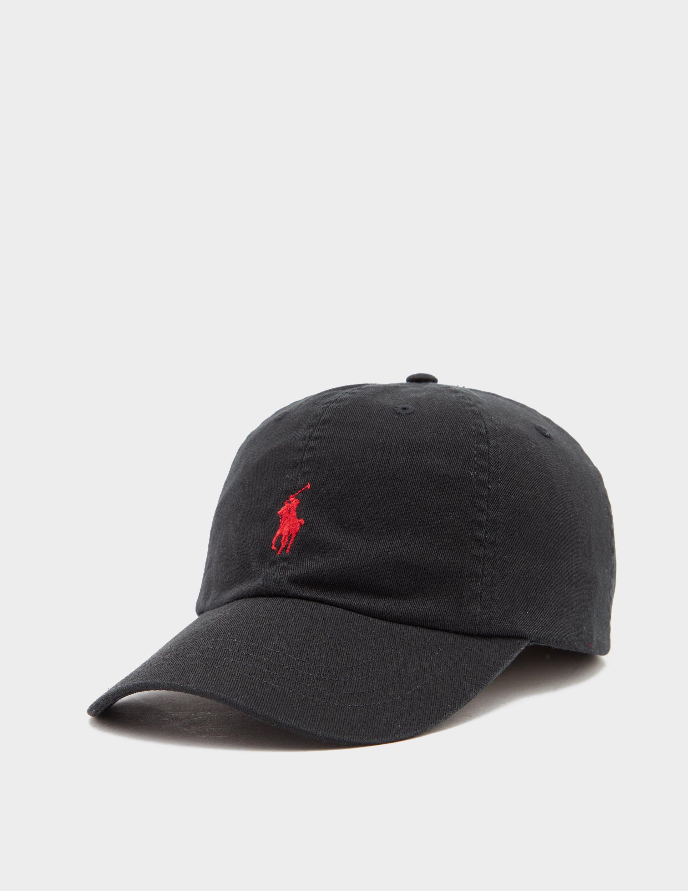 all black polo hat