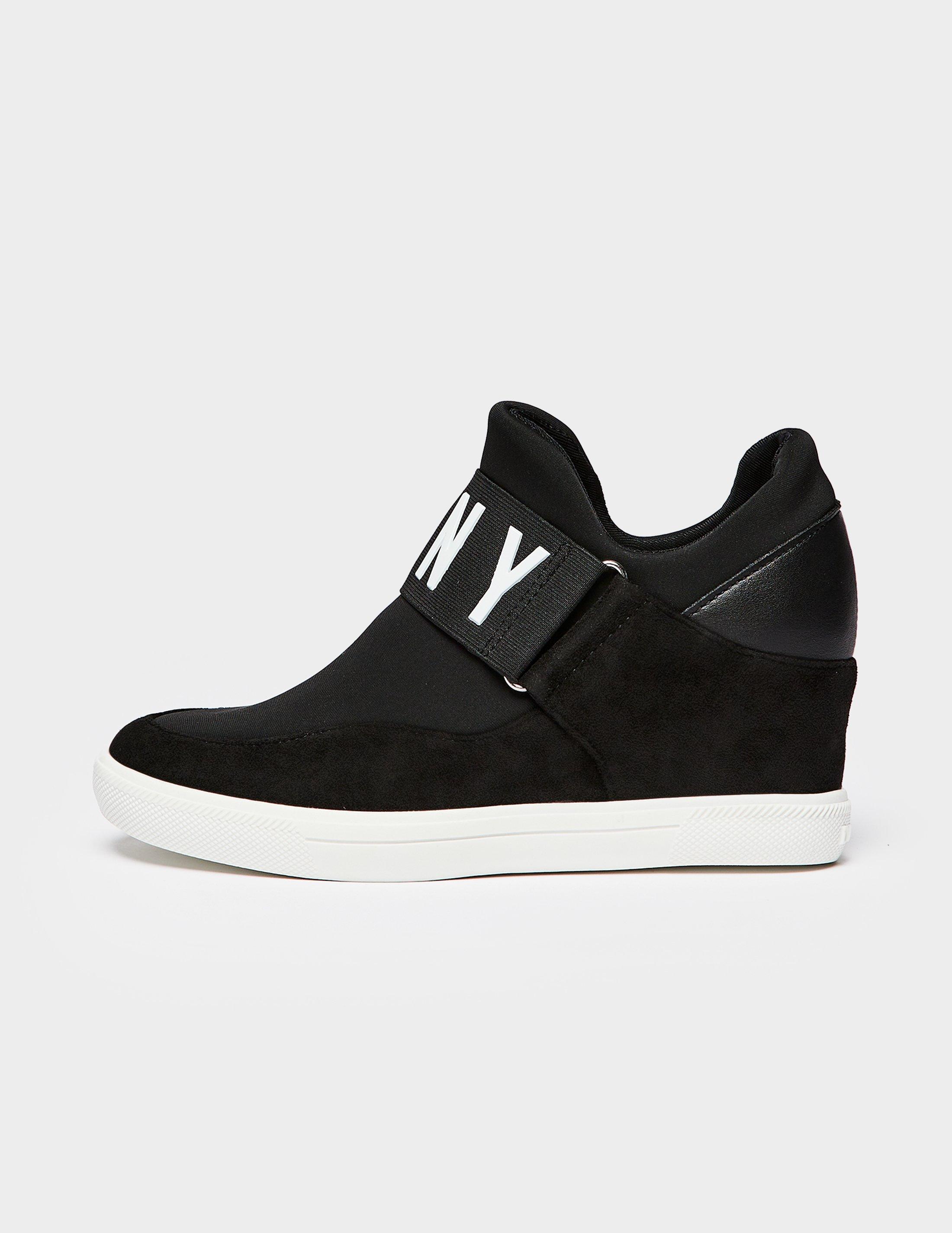 dkny wedge trainers